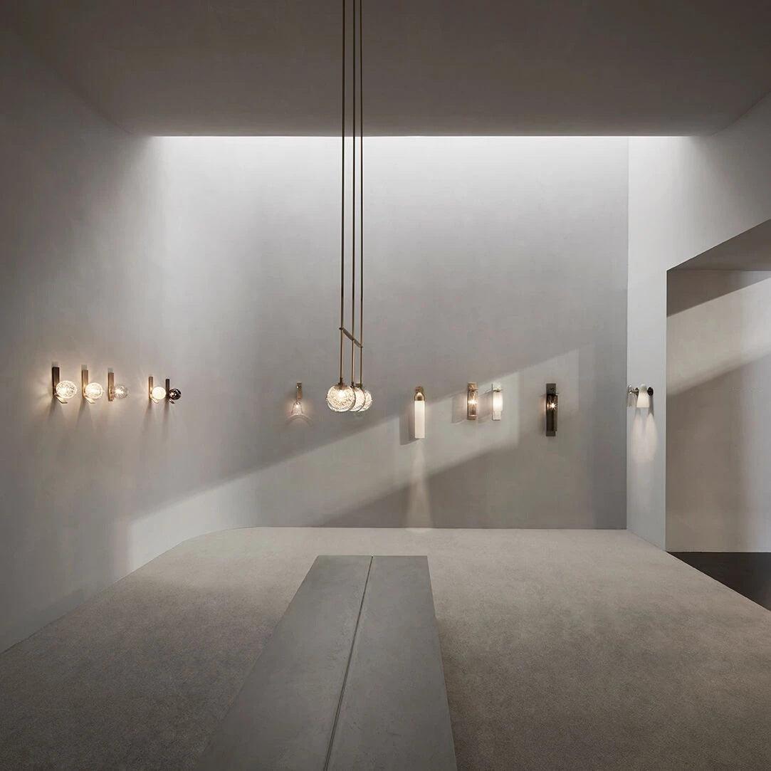Yoke Minimalistische Glas-Wandleuchte-Letslighting