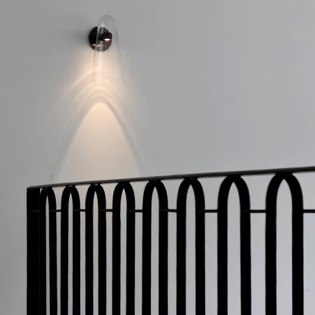 Yoke Minimalistische Glas-Wandleuchte-Letslighting