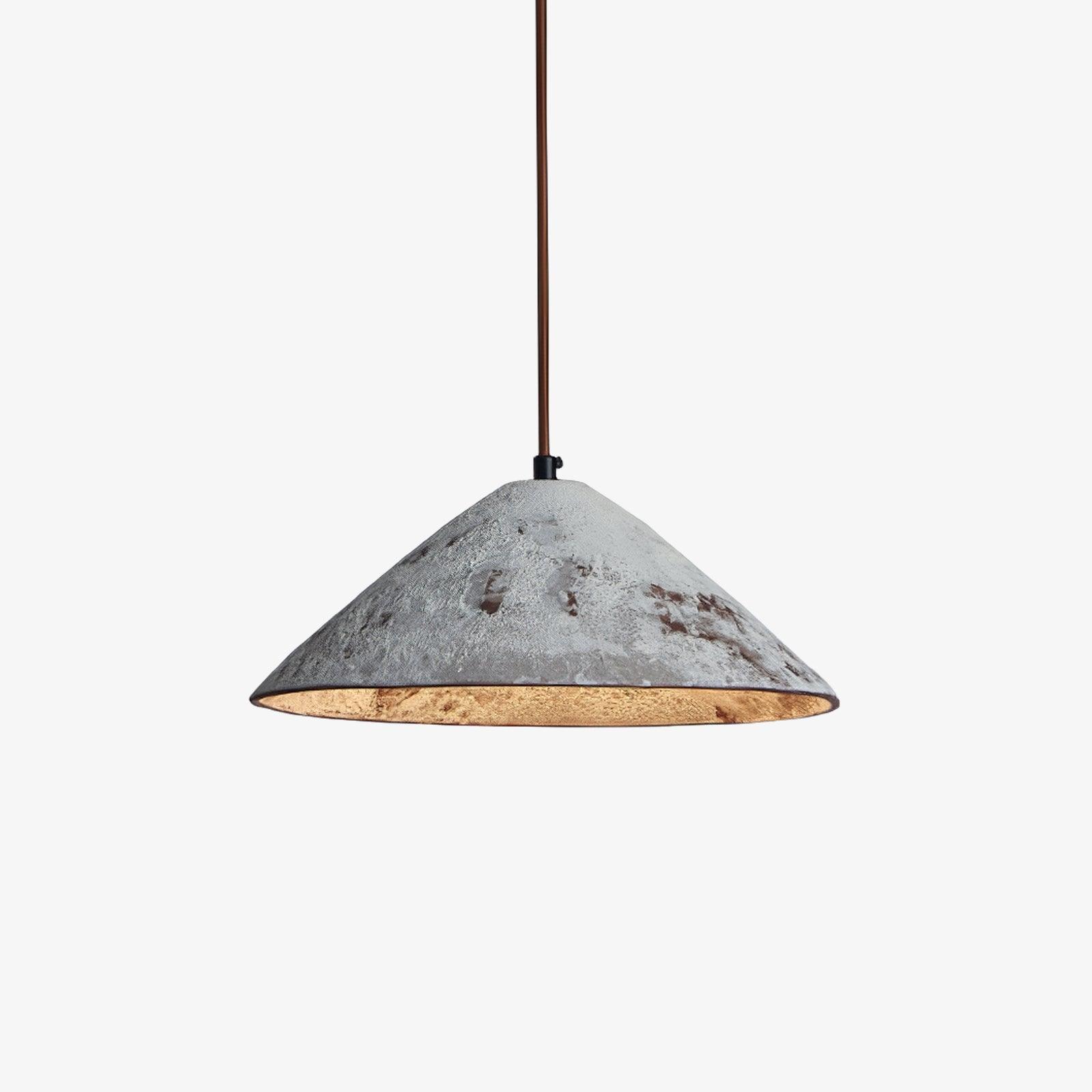 Solara Pendelleuchte Keramik Kegel Rustikal Vintage-Letslighting