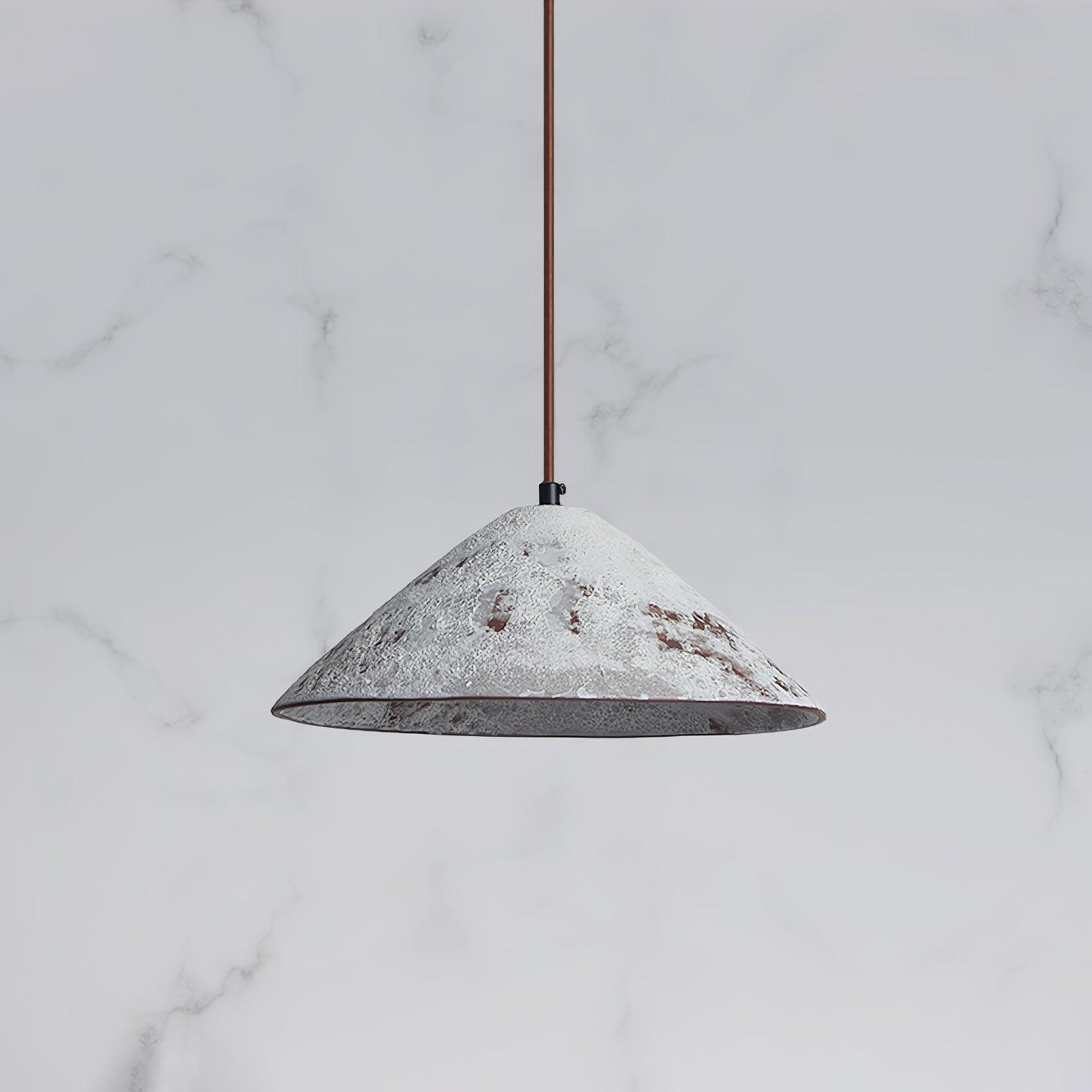 Solara Pendelleuchte Keramik Kegel Rustikal Vintage-Letslighting