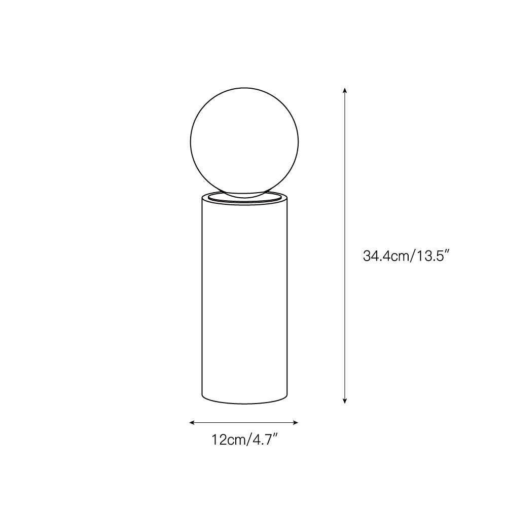 Core Travertine Table Lamp - Letslighting