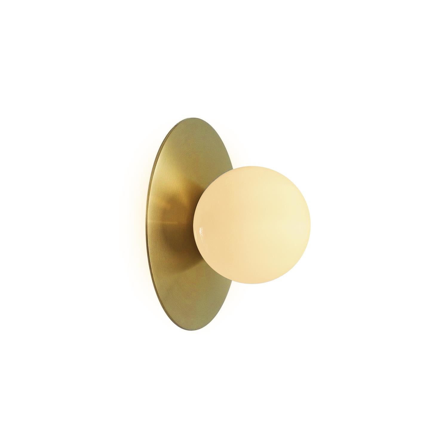 Haze Runde Glas-Wandleuchte-Letslighting