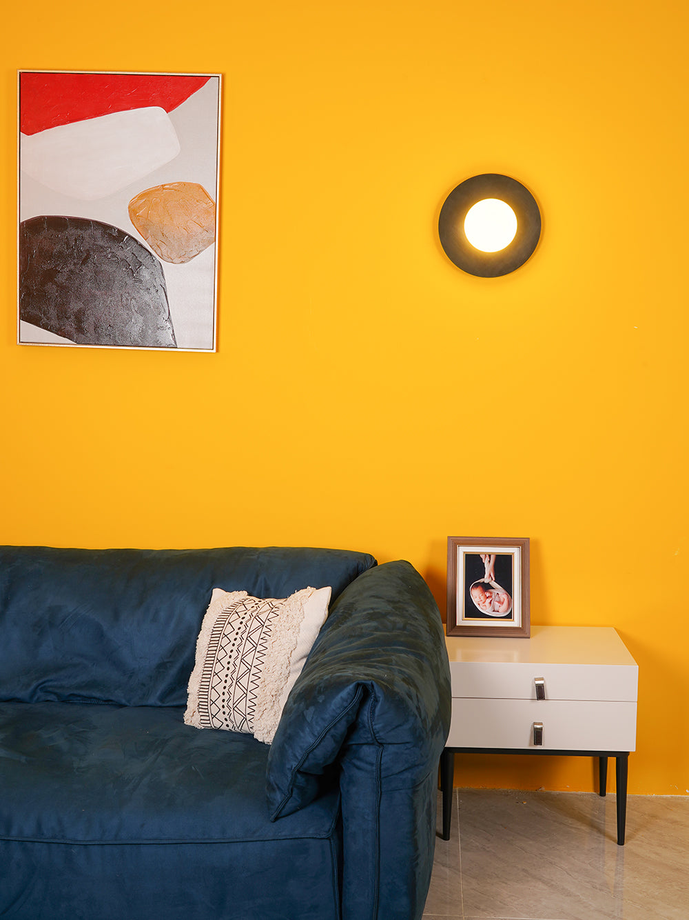 Haze Runde Glas-Wandleuchte-Letslighting