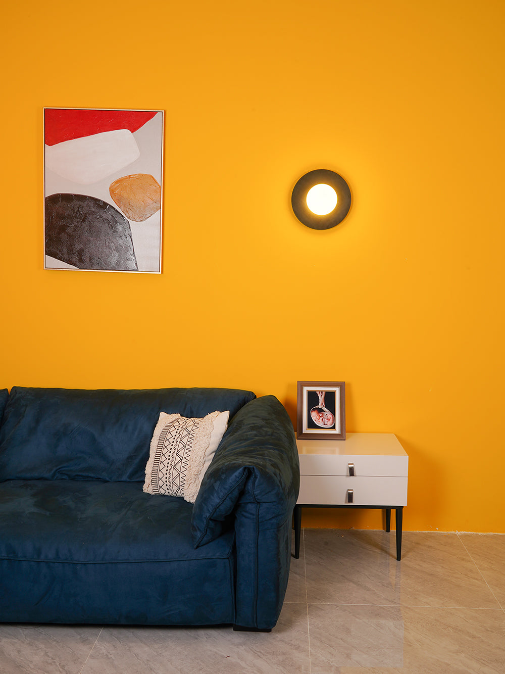 Haze Runde Glas-Wandleuchte-Letslighting