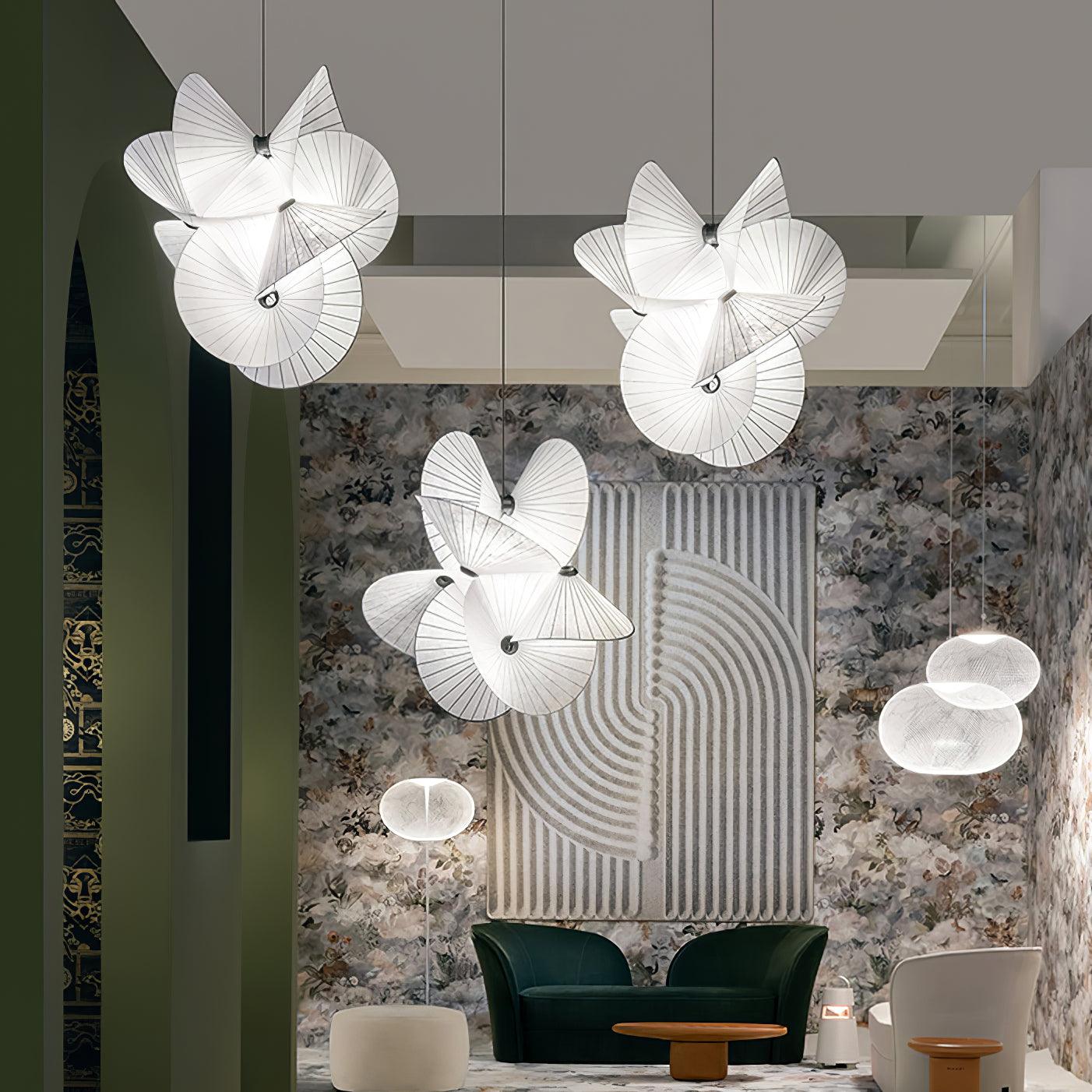 Solarare Stoff Künstlerisch Pendelleuchte-Letslighting