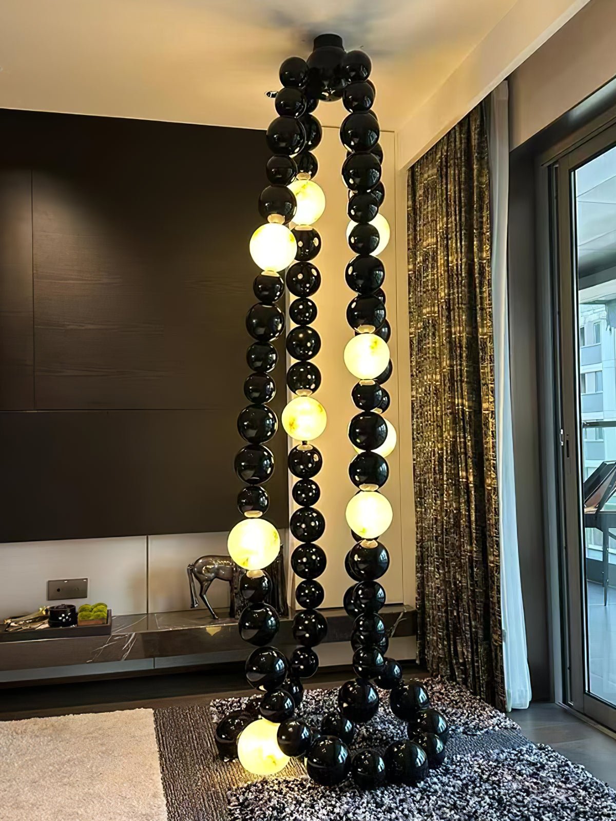 Nysolisra Moderner Glas-Kronleuchter-Letslighting