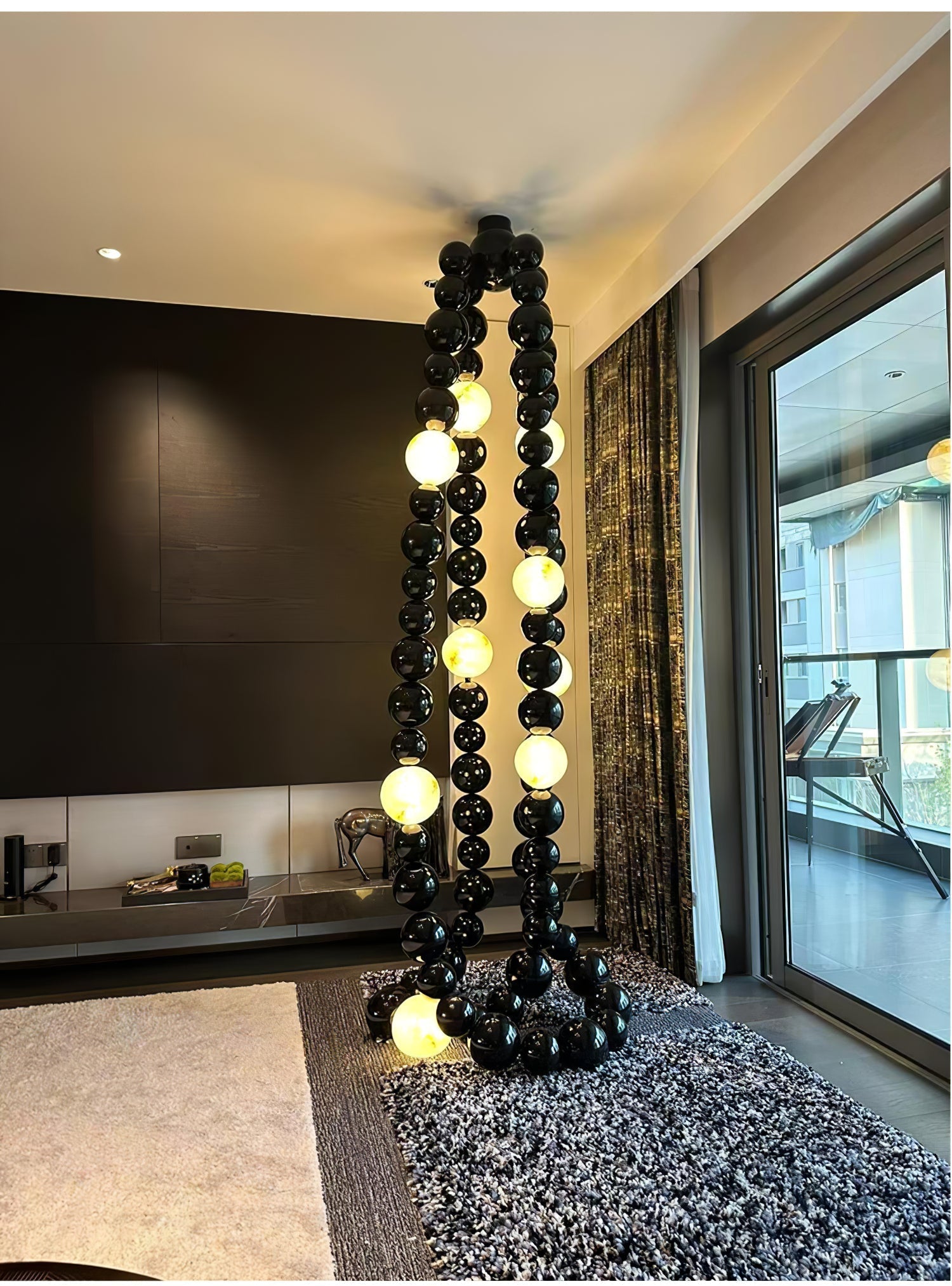Nysolisra Moderner Glas-Kronleuchter-Letslighting