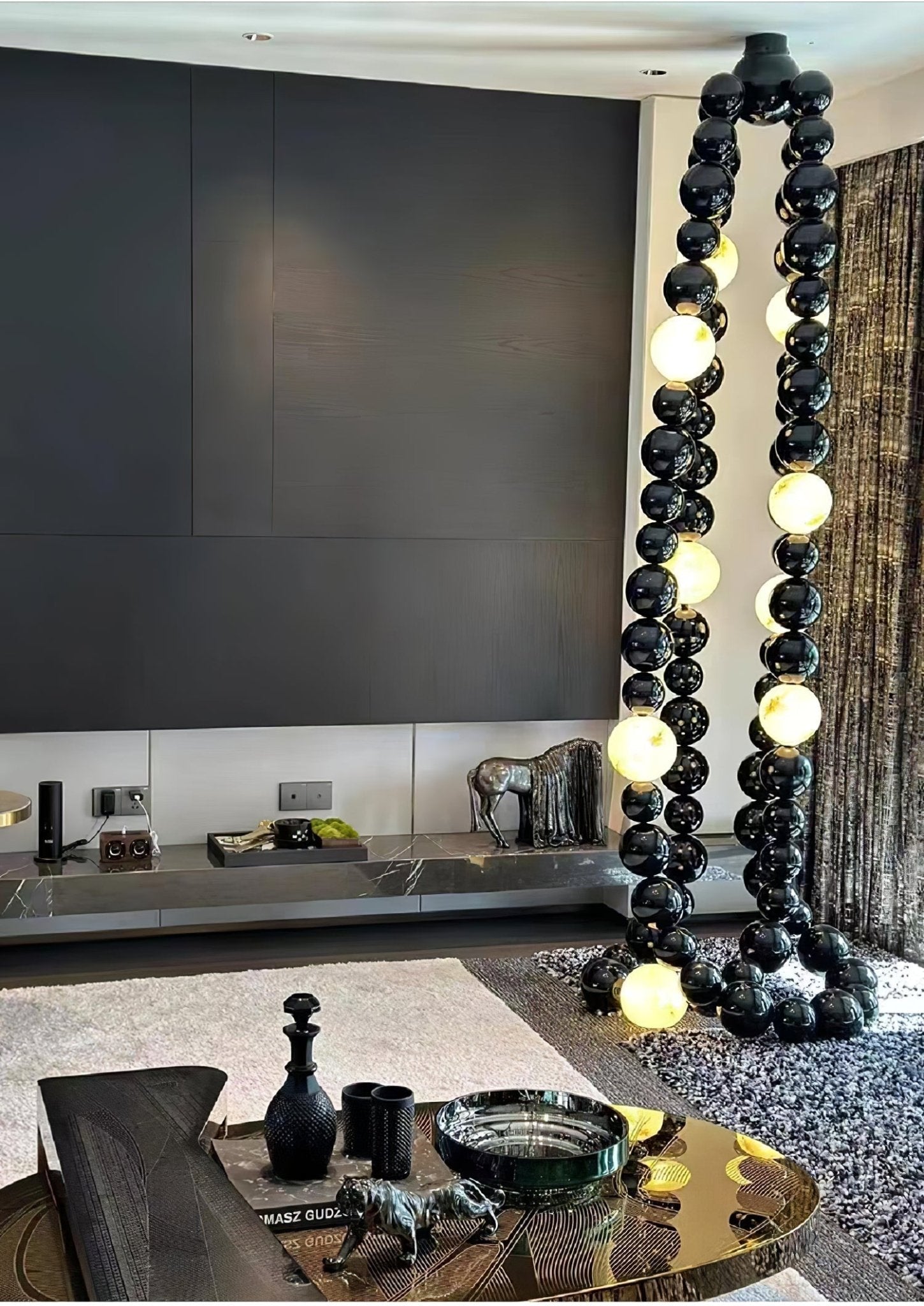 Nysolisra Moderner Glas-Kronleuchter-Letslighting