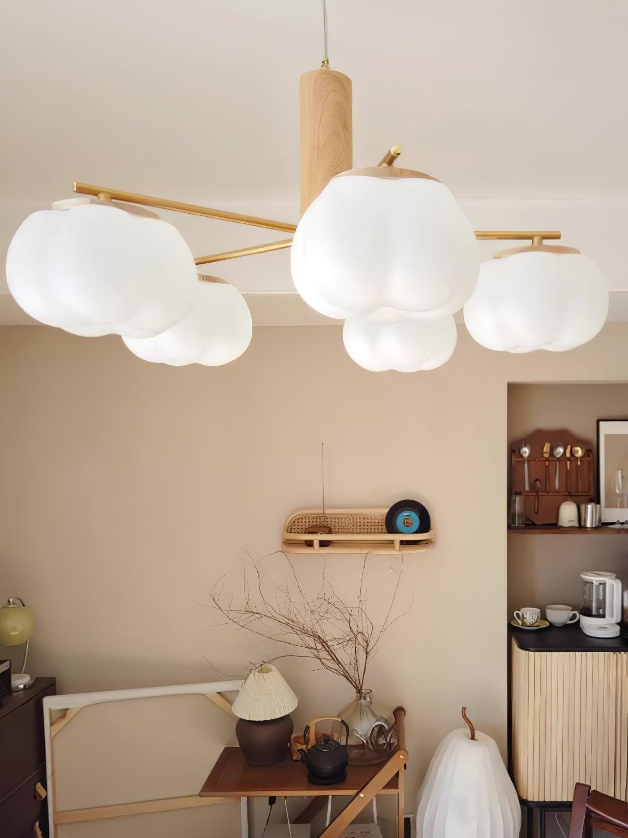 Tyler Vintage Glas-Kronleuchter-Letslighting