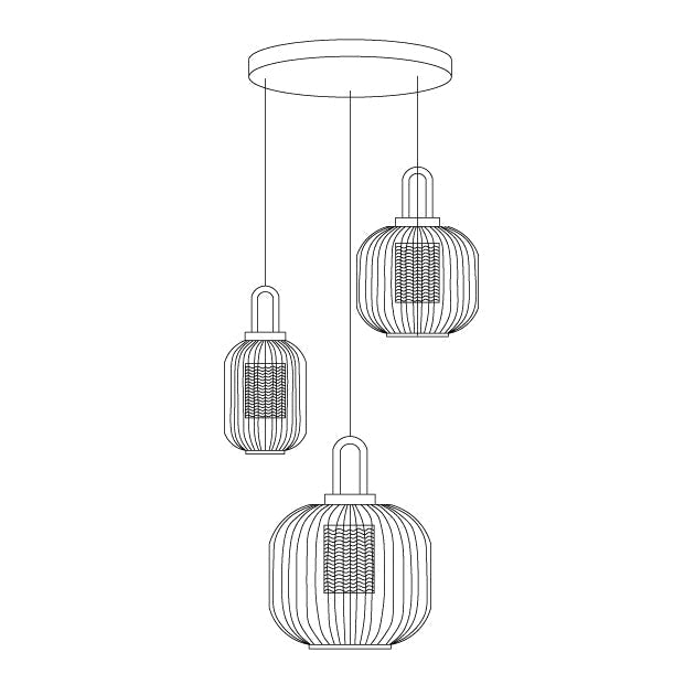 Velorce Leicht-Luxuriöse Pendelleuchte-Letslighting