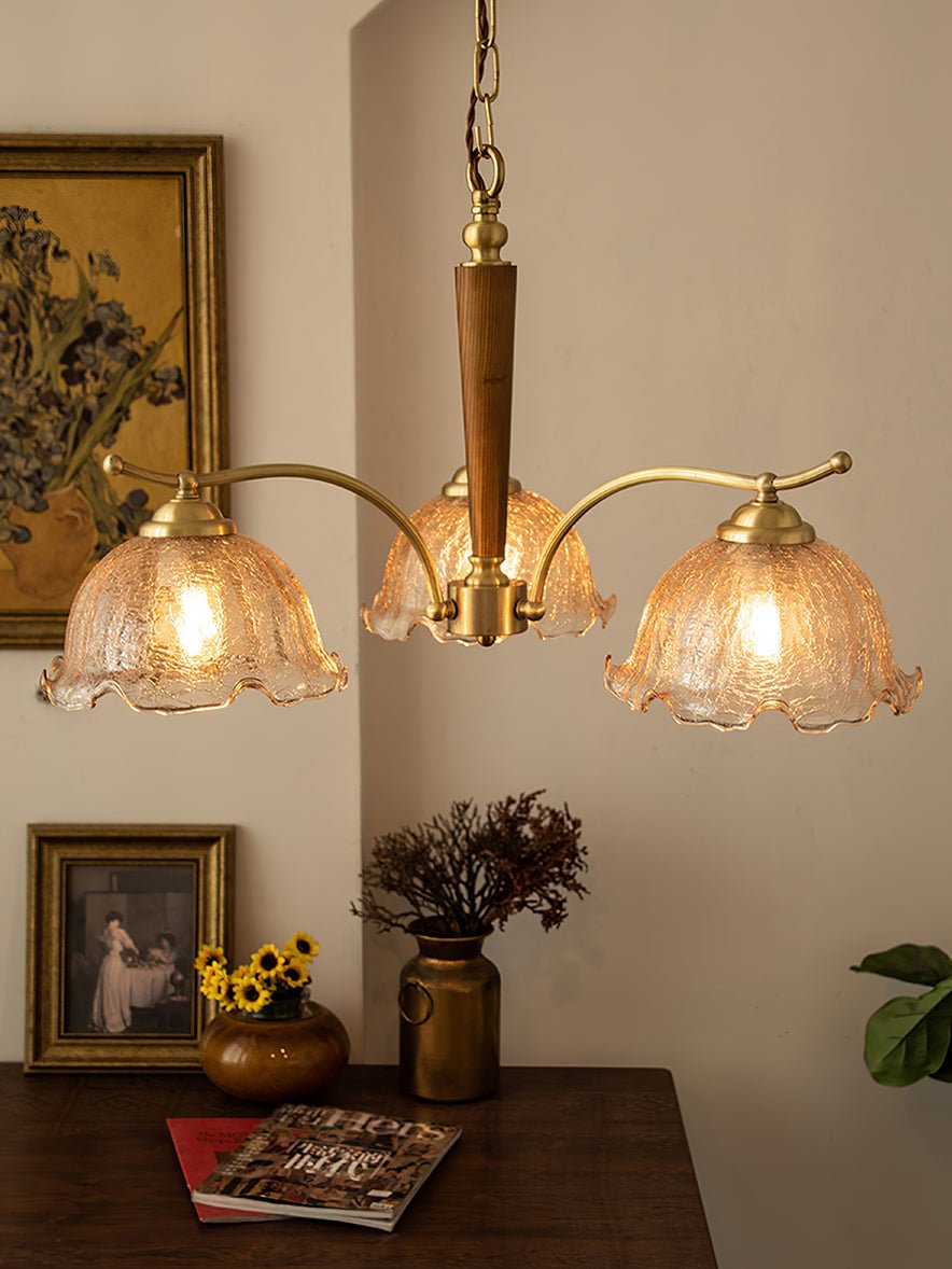 Orchid Vintage Glas-Kronleuchter-Letslighting