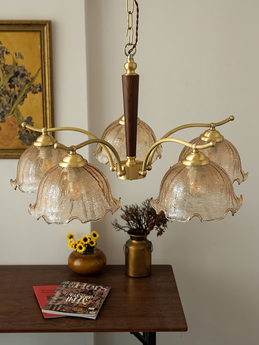 Orchid Vintage Glas-Kronleuchter-Letslighting