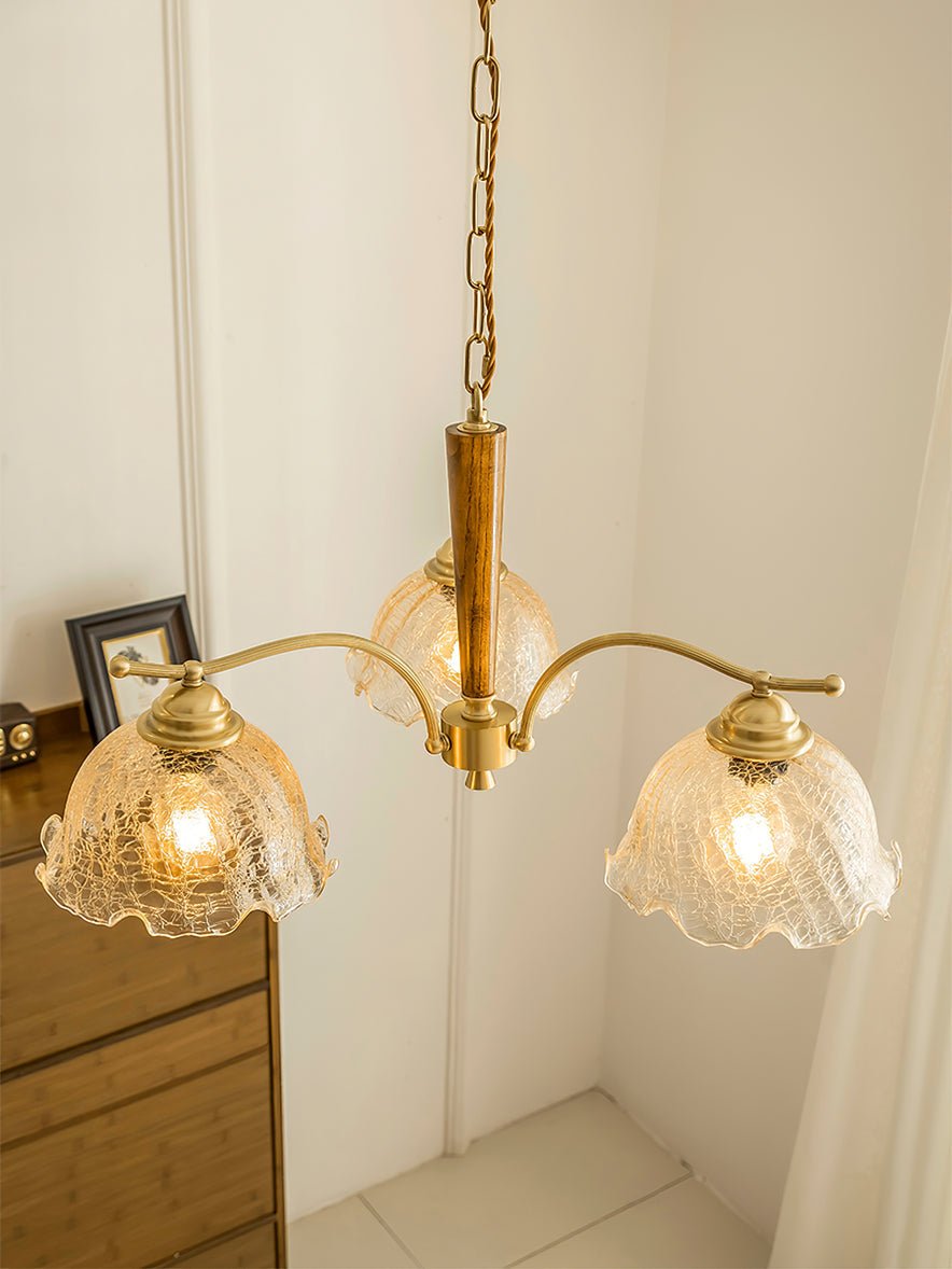 Orchid Vintage Glas-Kronleuchter-Letslighting