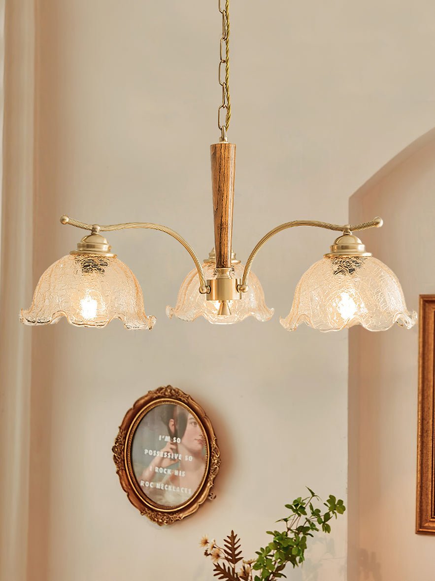 Orchid Vintage Glas-Kronleuchter-Letslighting