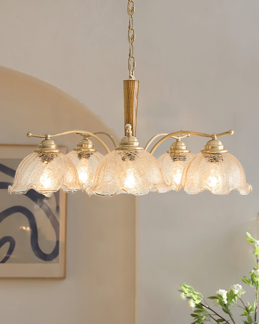 Orchid Vintage Glas-Kronleuchter-Letslighting