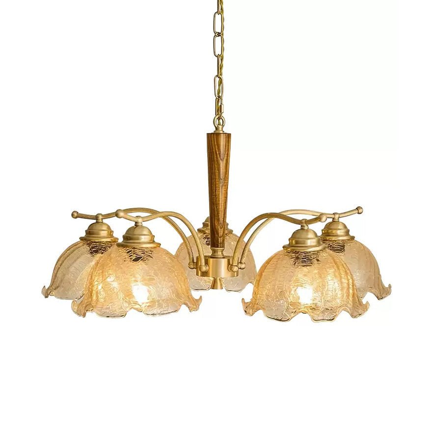 Orchid Vintage Glas-Kronleuchter-Letslighting