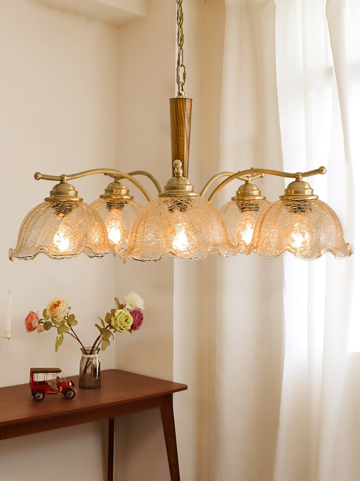 Ogle Blumen-Glas-Kronleuchter-Letslighting