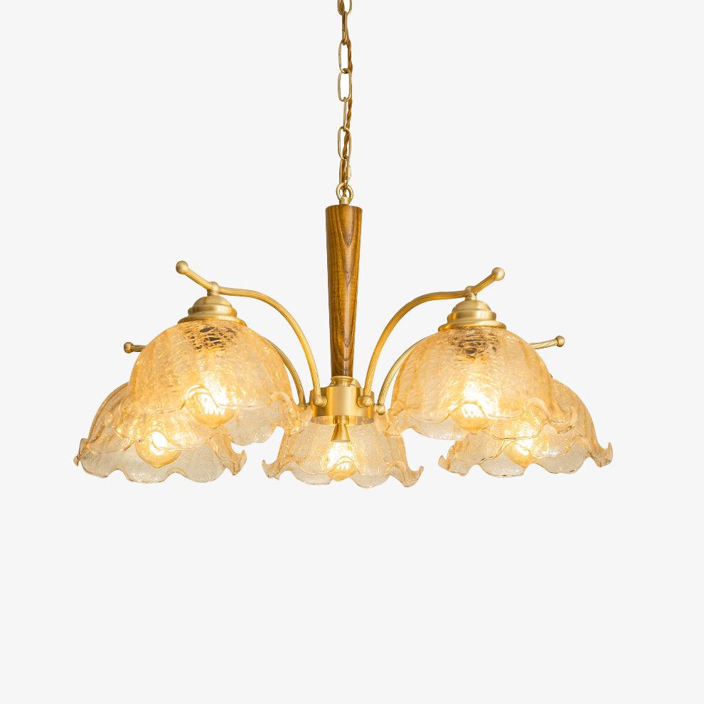 Orchid Vintage Glas-Kronleuchter-Letslighting