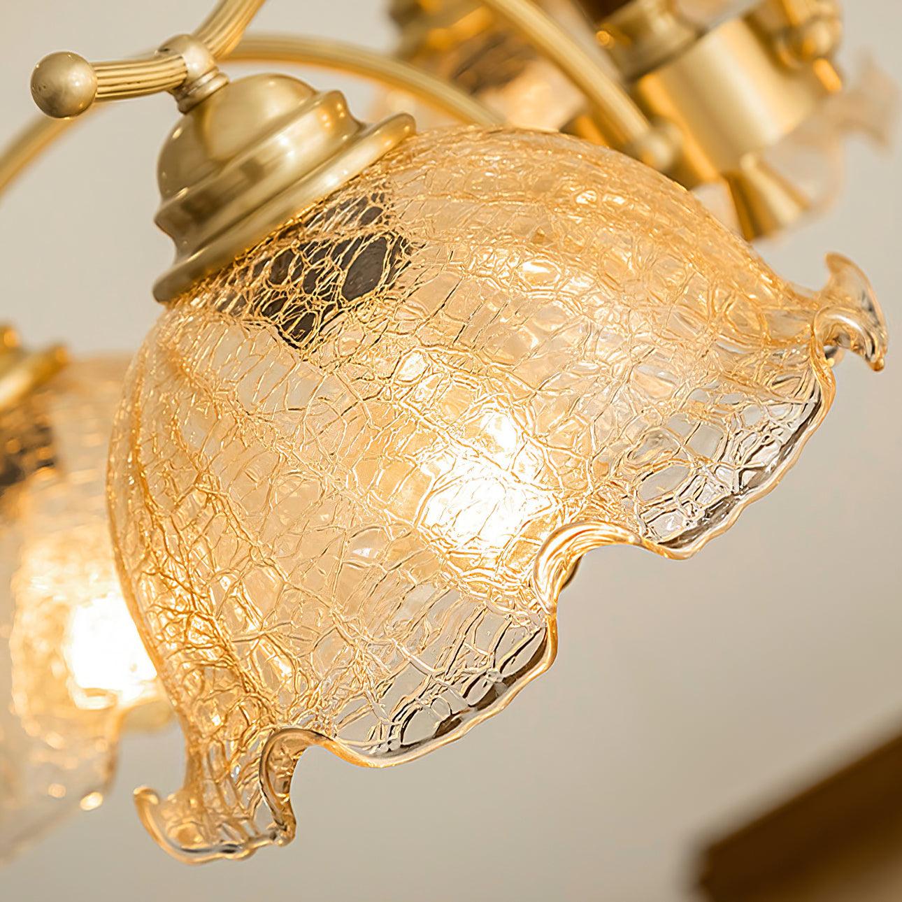 Orchid Vintage Glas-Kronleuchter-Letslighting