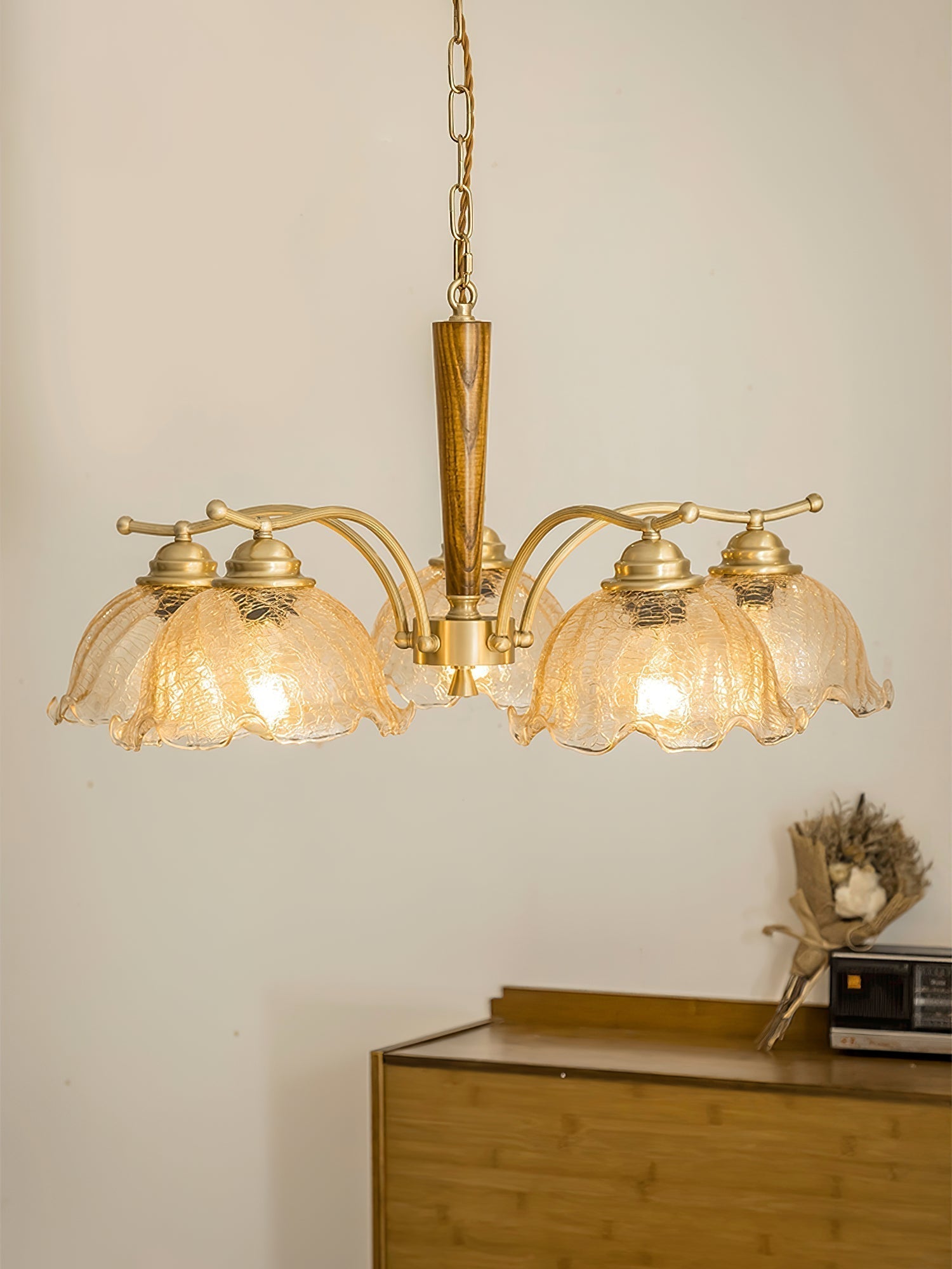 Ogle Blumen-Glas-Kronleuchter-Letslighting