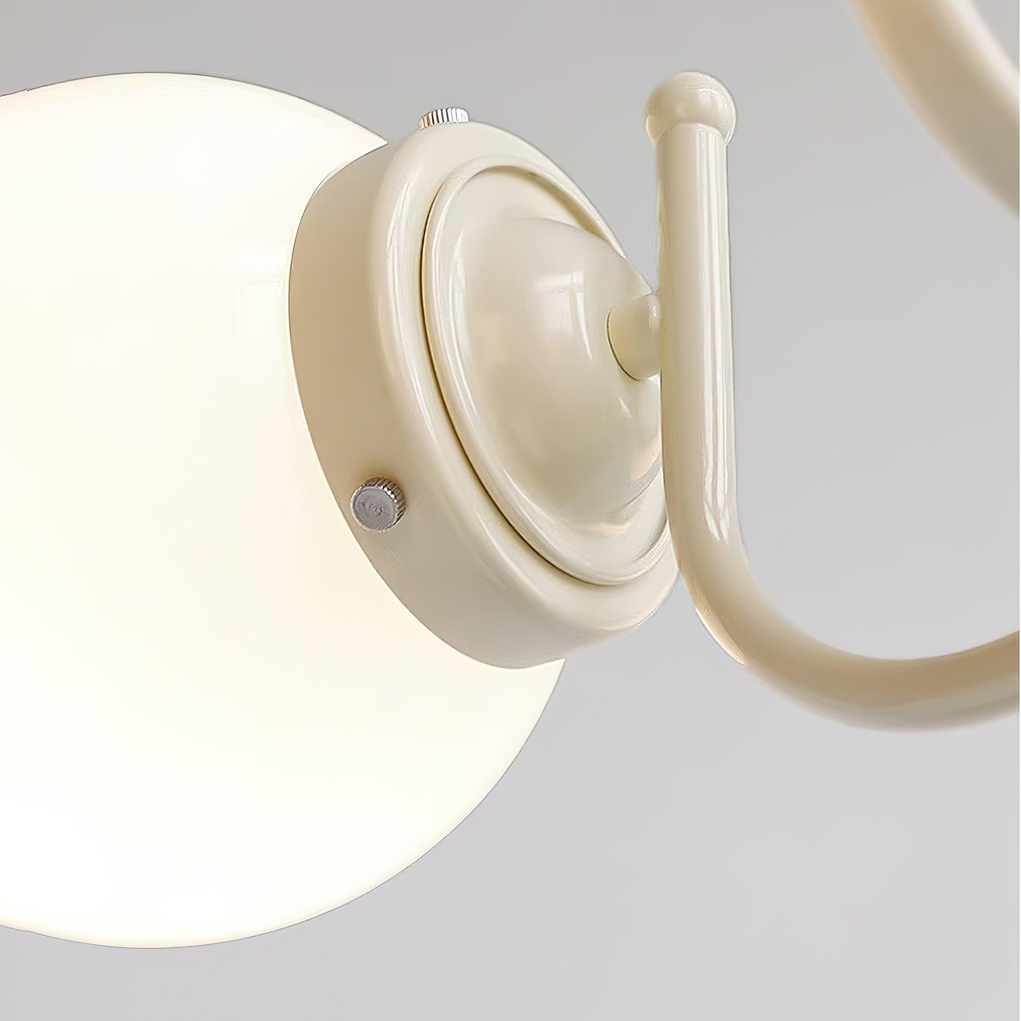 Lustra Kronleuchter Globus Creme Modern-Letslighting