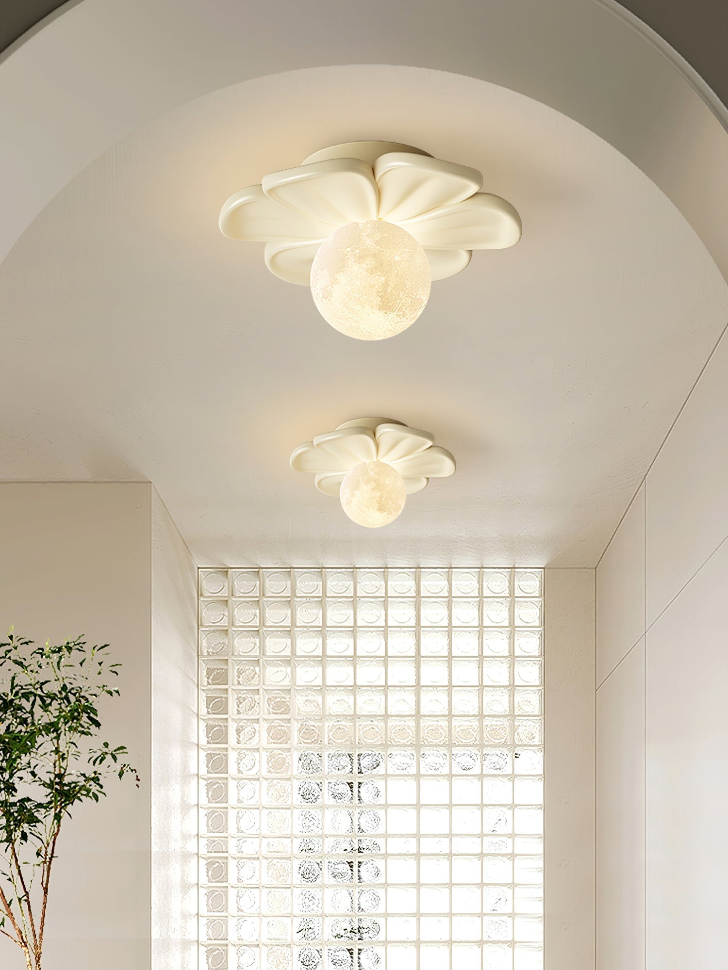 Quip Blumen-Deckenleuchte aus Harz-Letslighting