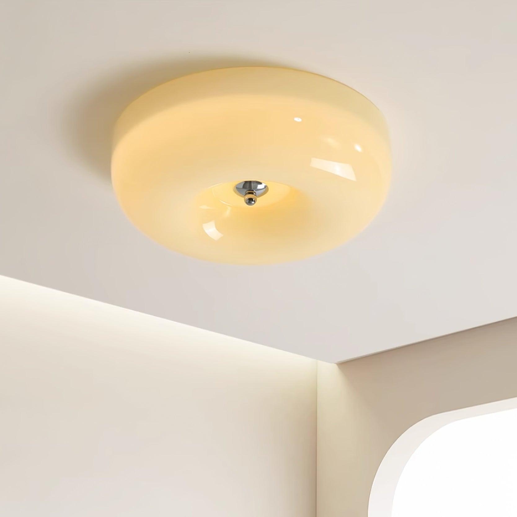 Cream Pudding Ceiling Lamp - Blowlighting