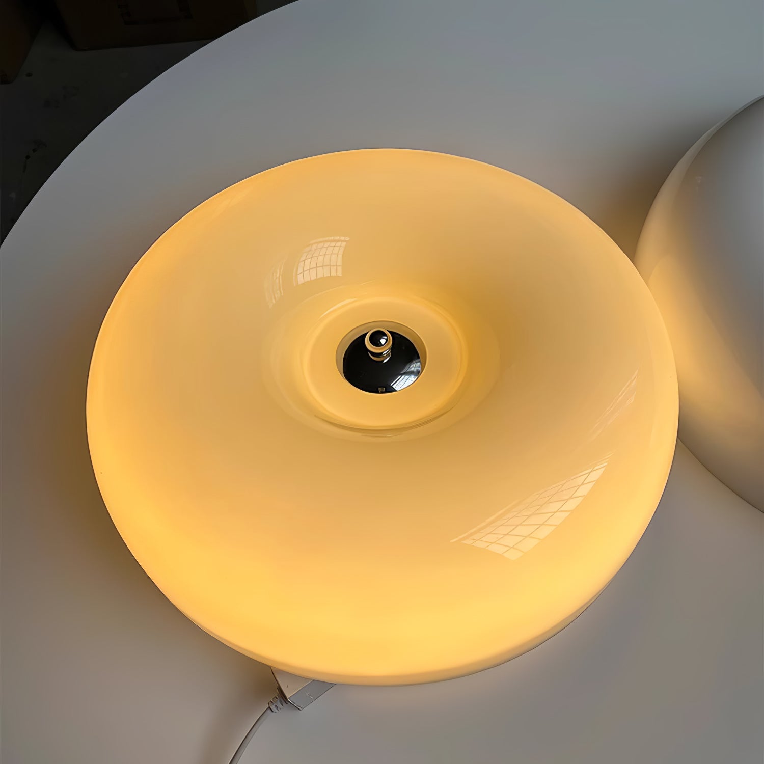 Cream Pudding Ceiling Lamp - Blowlighting