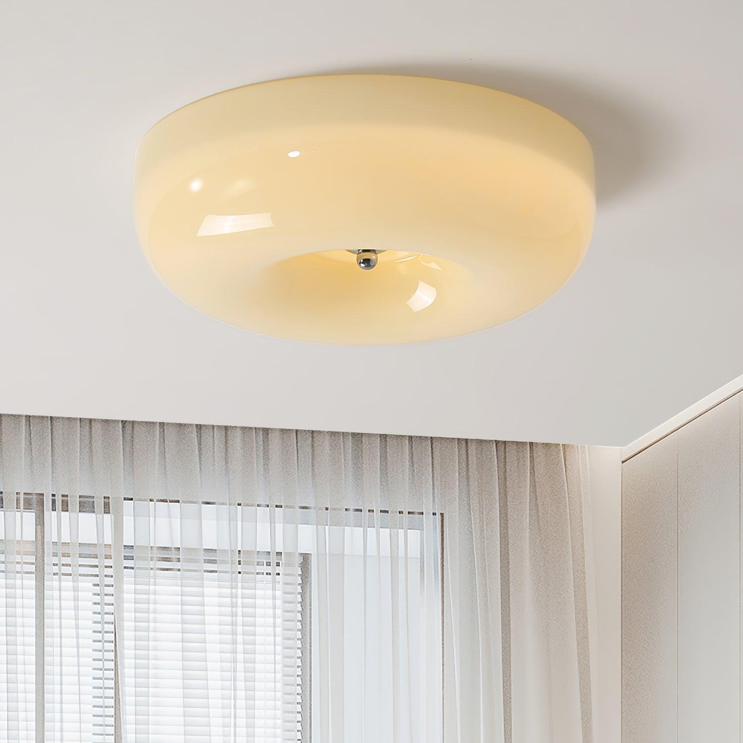 Cream Pudding Ceiling Lamp - Blowlighting