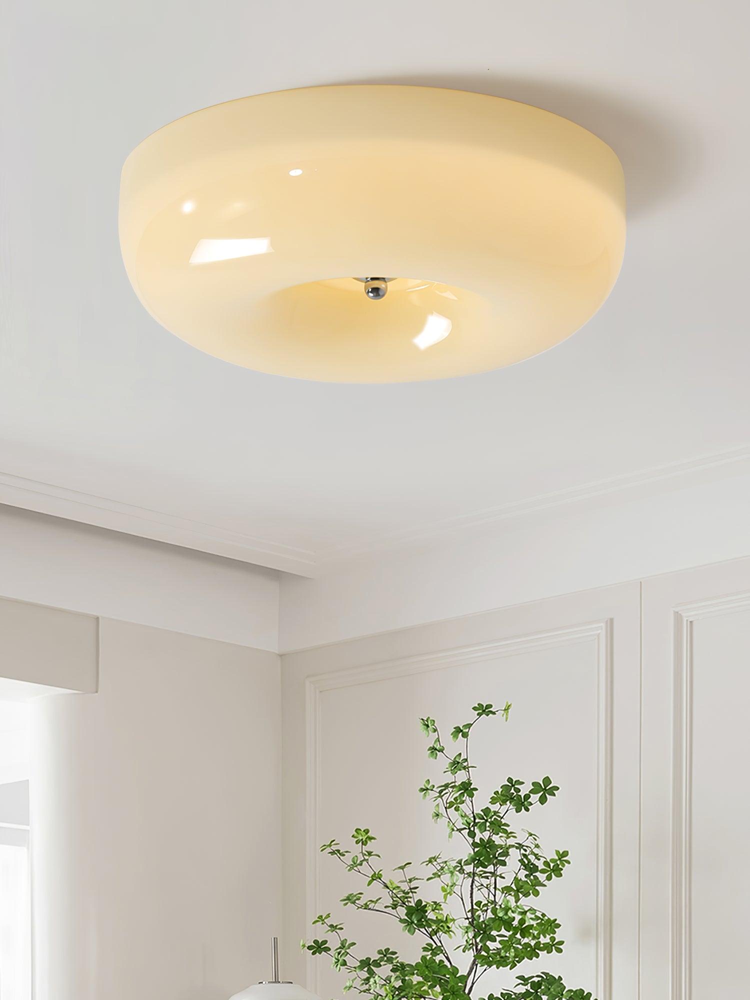 Cream Pudding Ceiling Lamp - Blowlighting