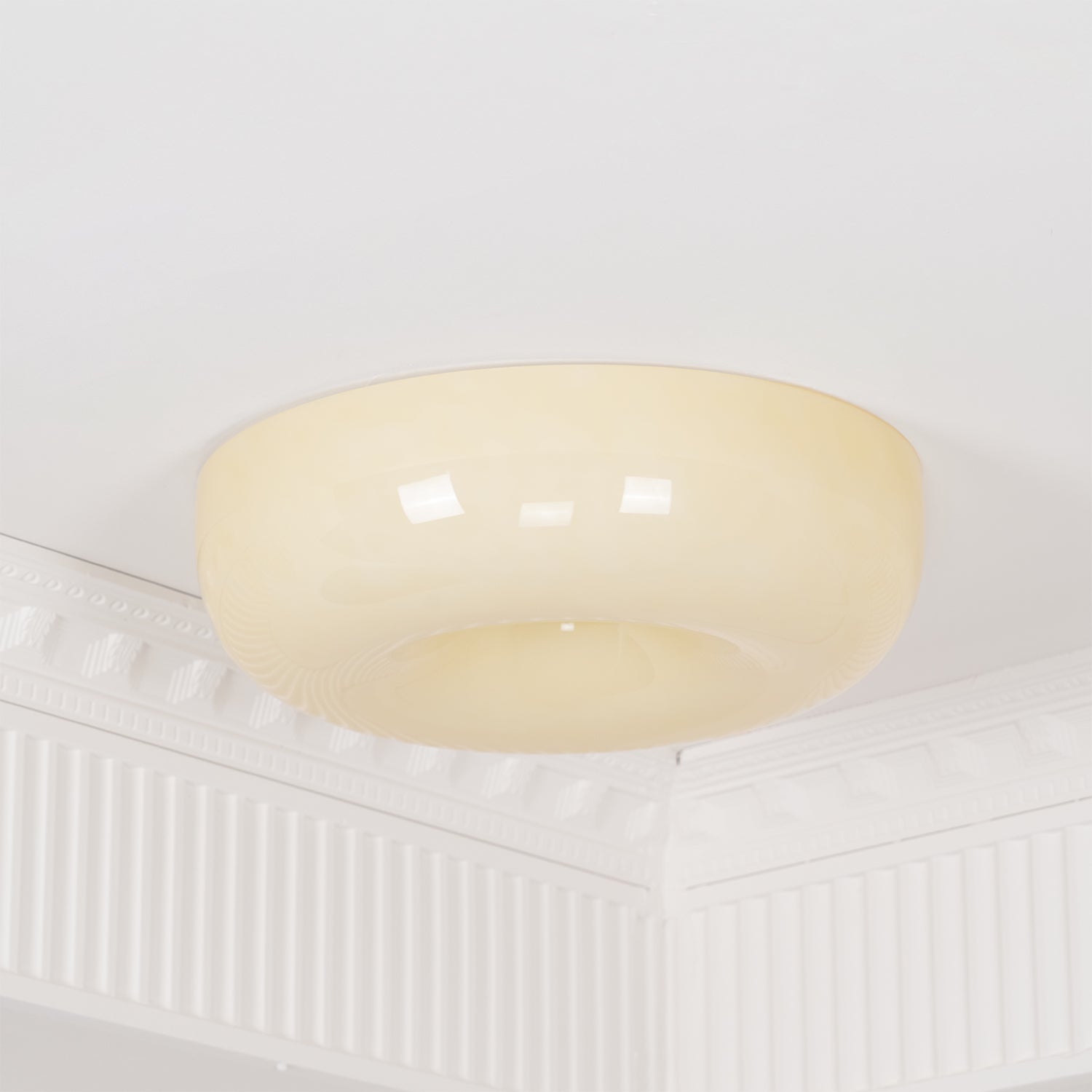 Cream Pudding Ceiling Lamp - Blowlighting