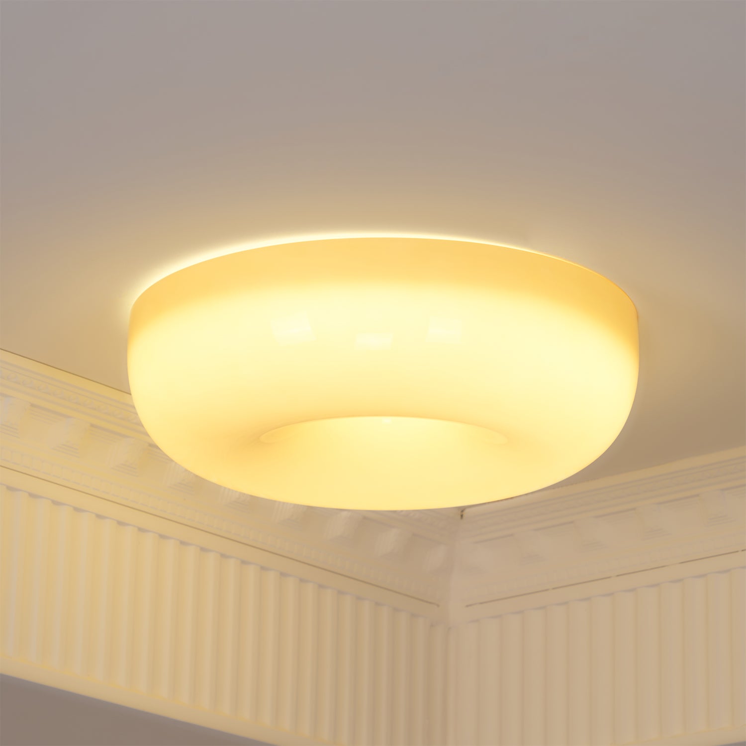 Ulsolir Elegance Art Button Glas Deckenlampe-Letslighting