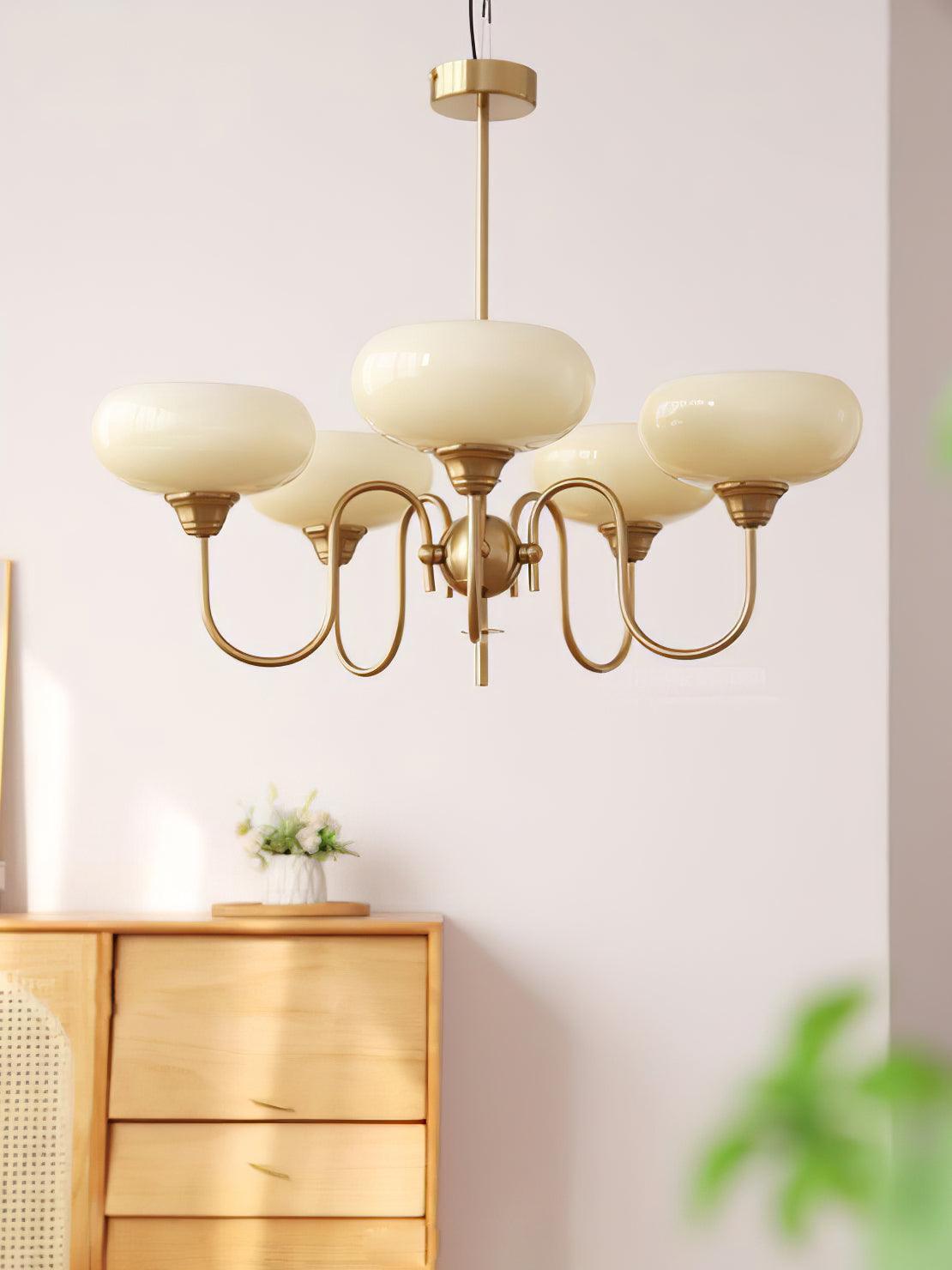 Creamy Kaki Kronleuchter-Letslighting