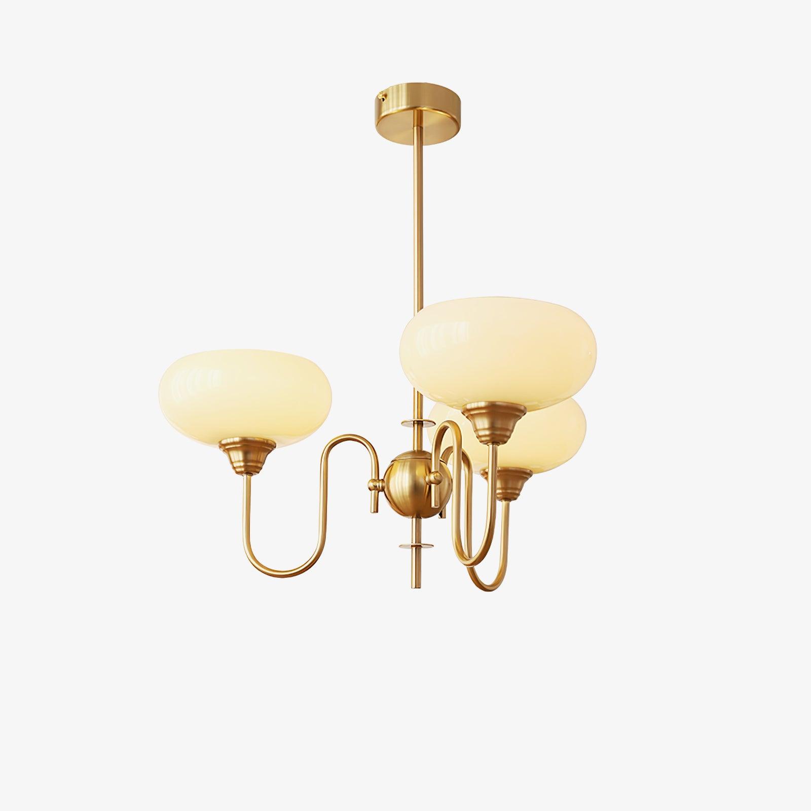 Creamy Kaki Kronleuchter-Letslighting