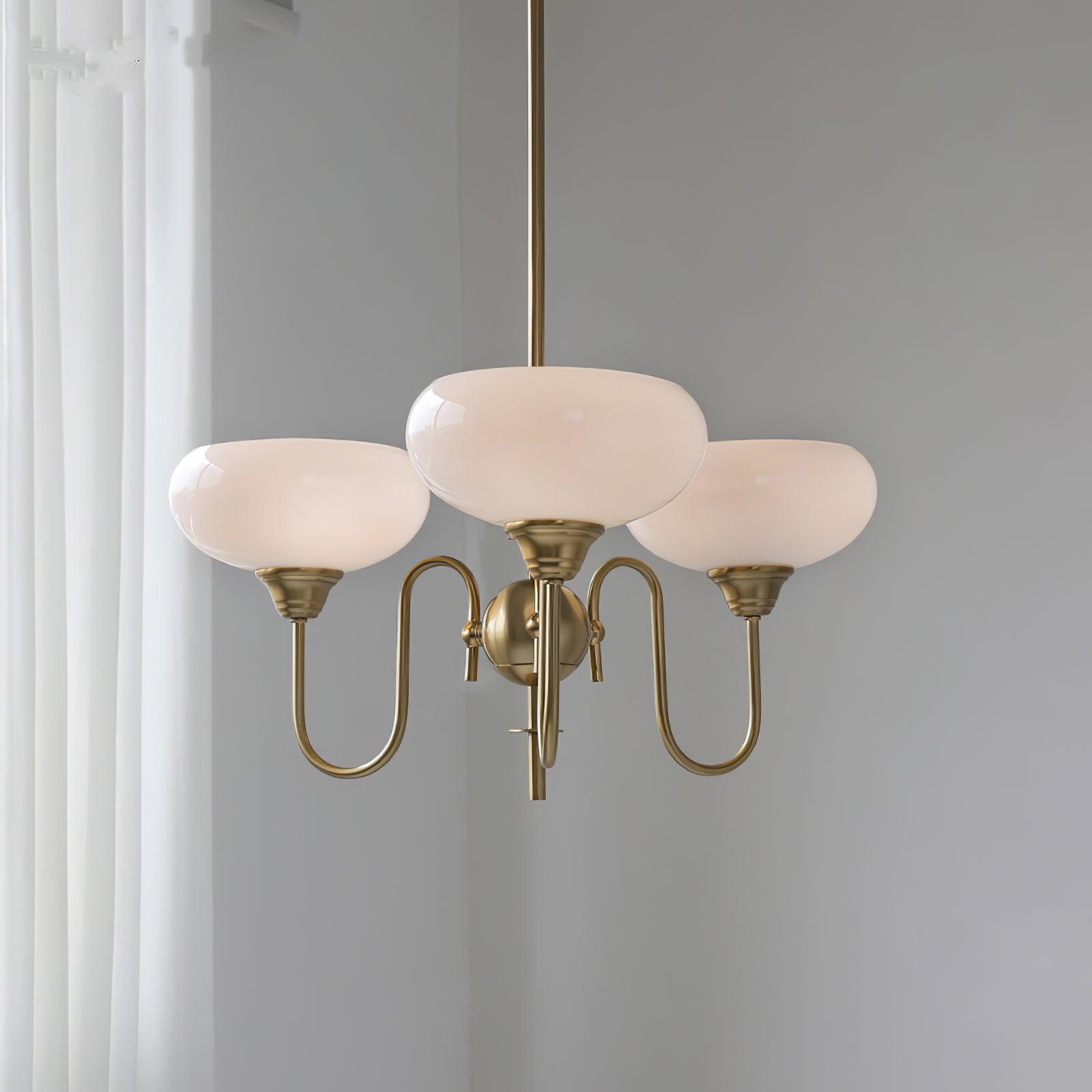 Creamy Kaki Kronleuchter-Letslighting