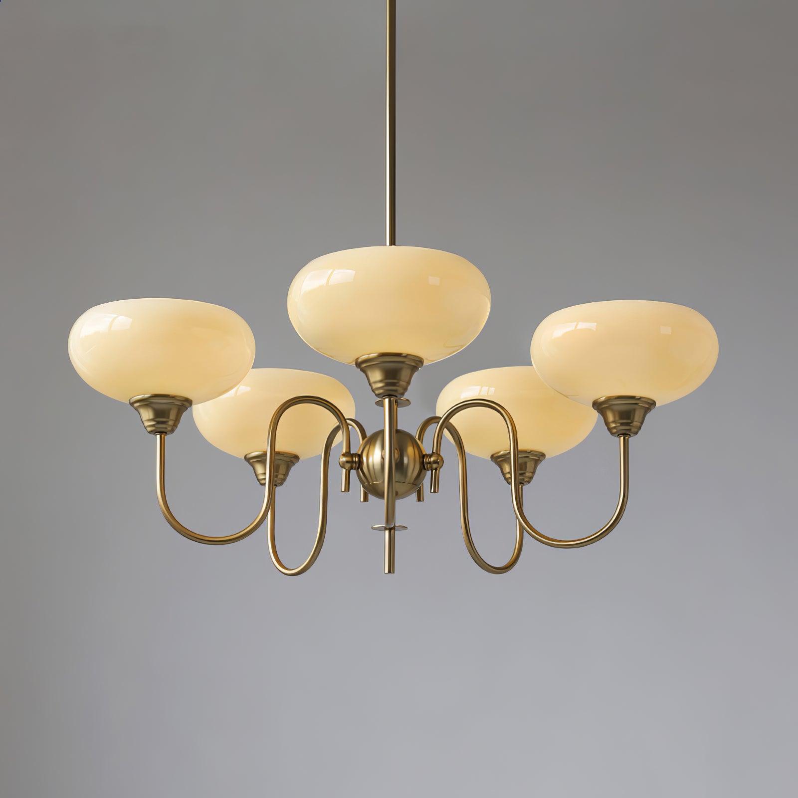 Creamy Kaki Kronleuchter-Letslighting