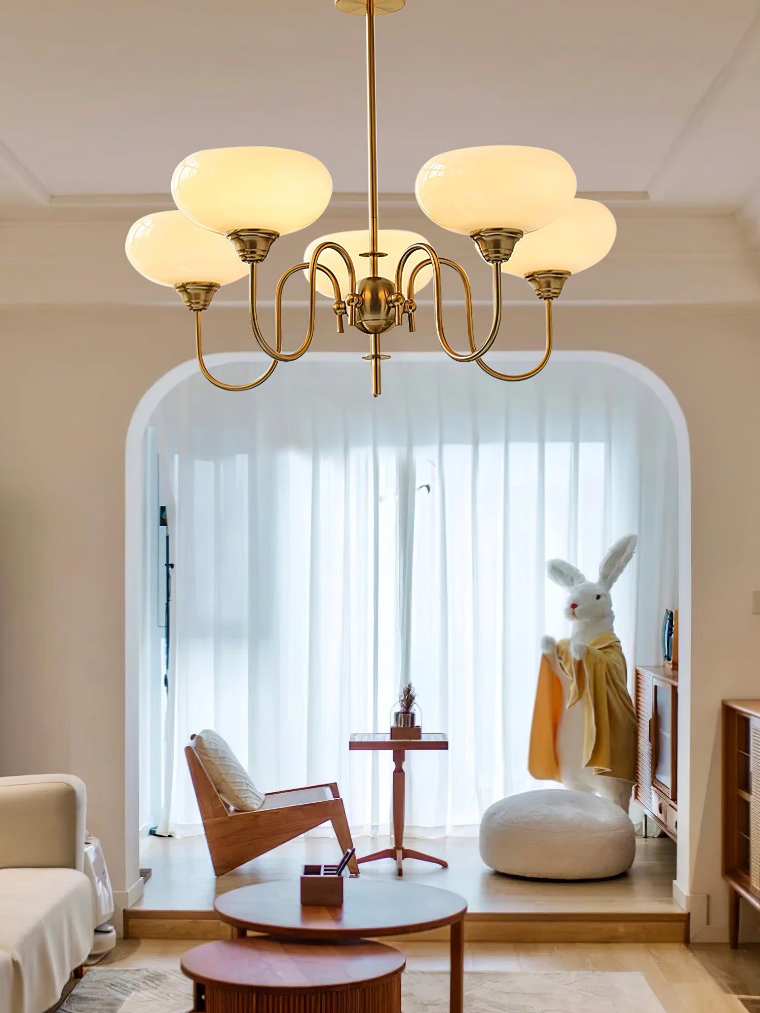 Creamy Kaki Kronleuchter-Letslighting
