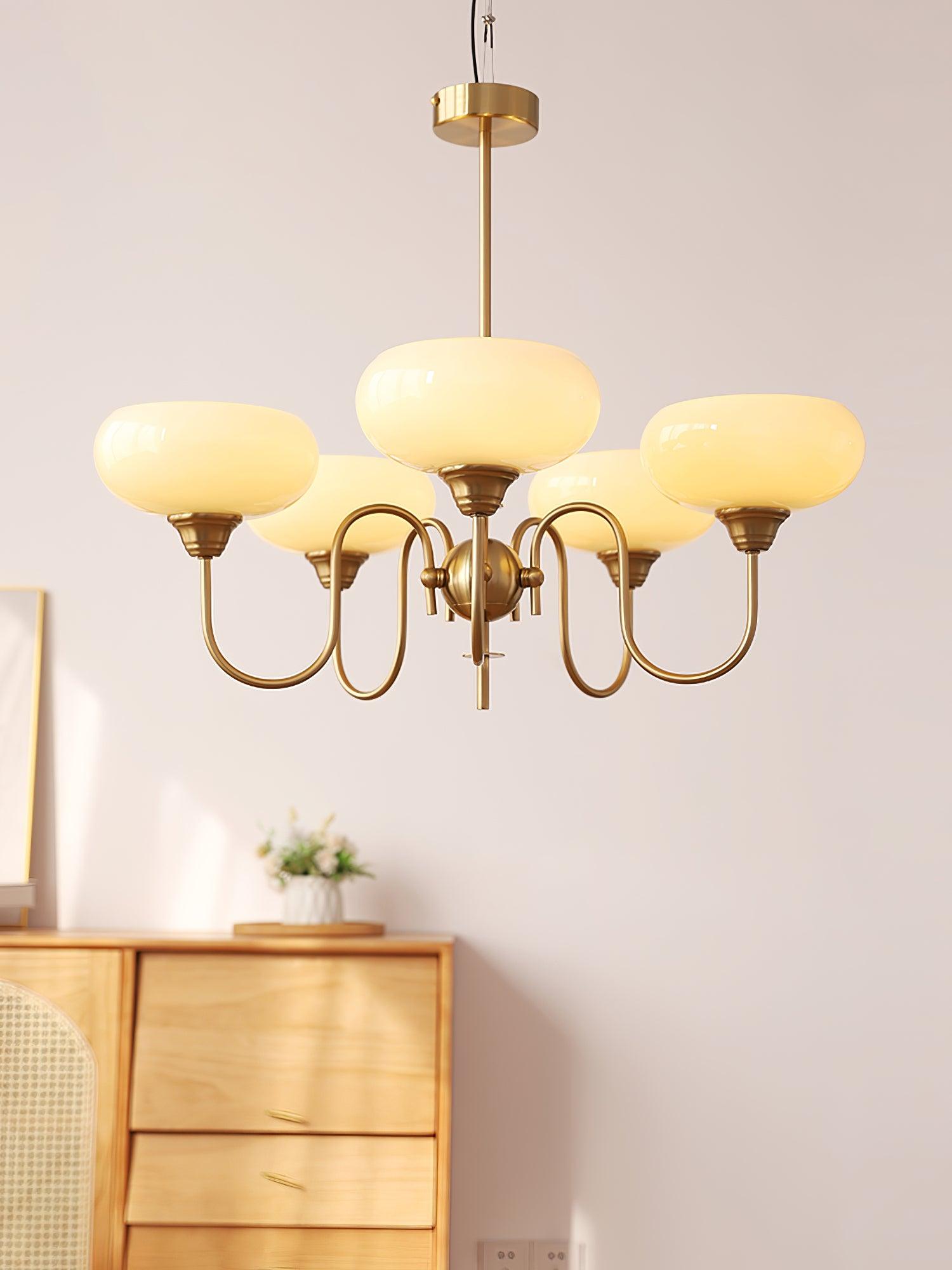 Creamy Kaki Kronleuchter-Letslighting
