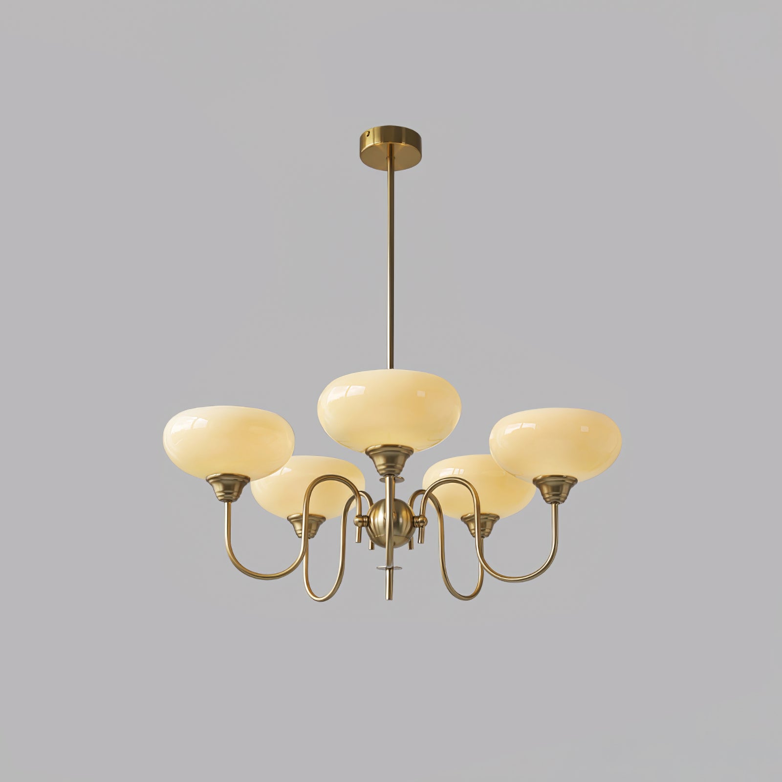 Creamy Kaki Kronleuchter-Letslighting