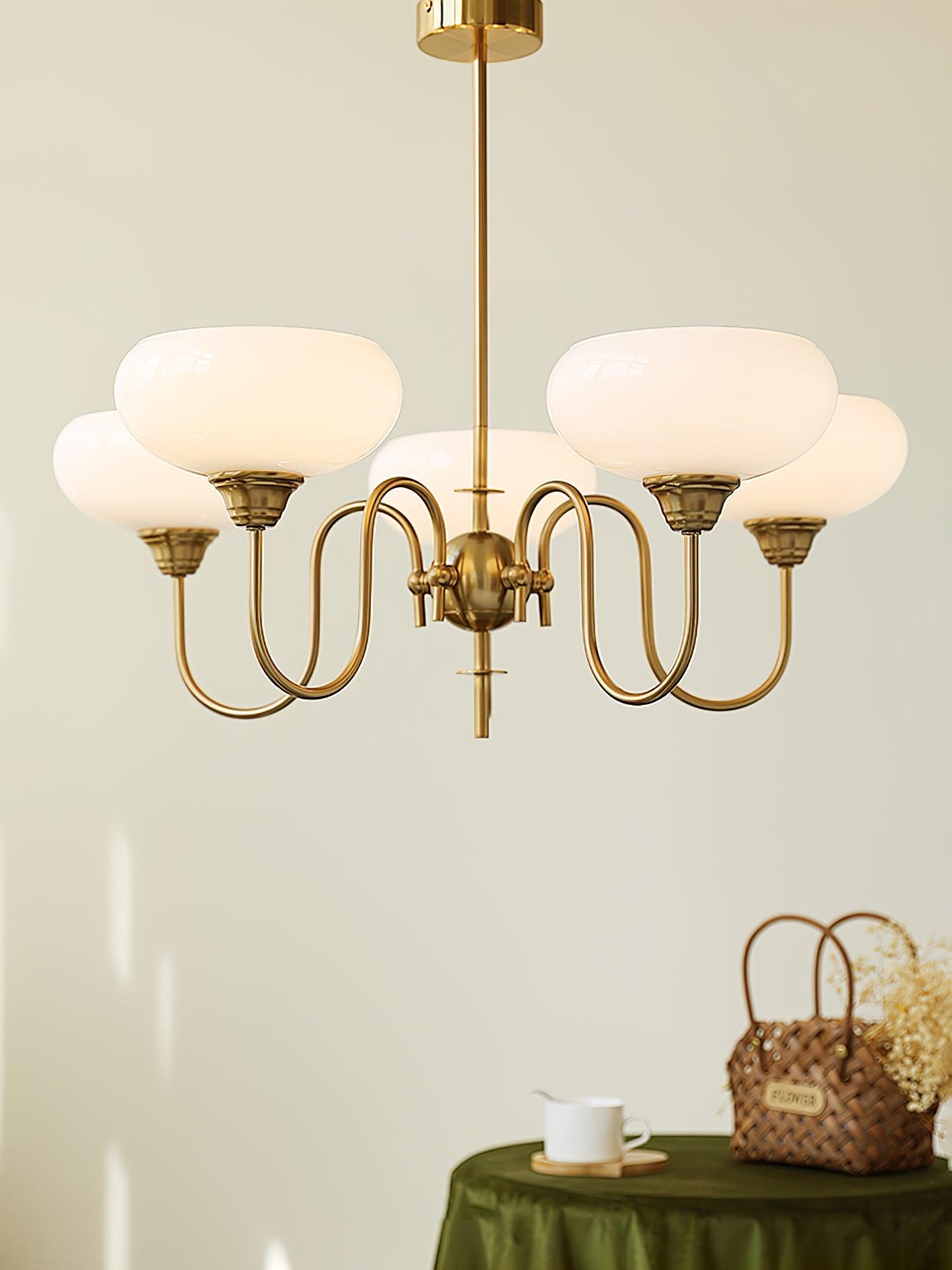 Creamy Kaki Kronleuchter-Letslighting