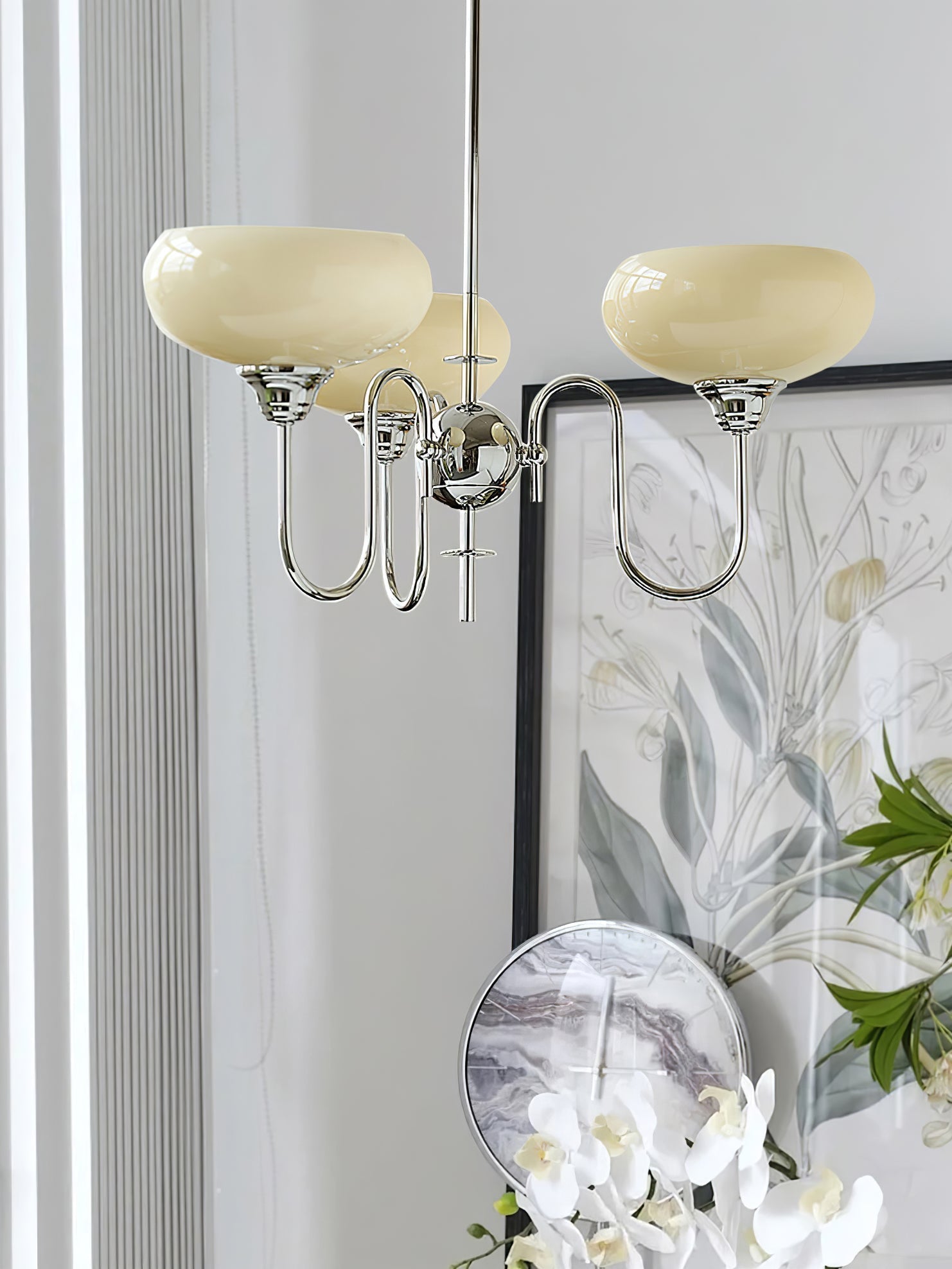 Creamy Kaki Kronleuchter-Letslighting