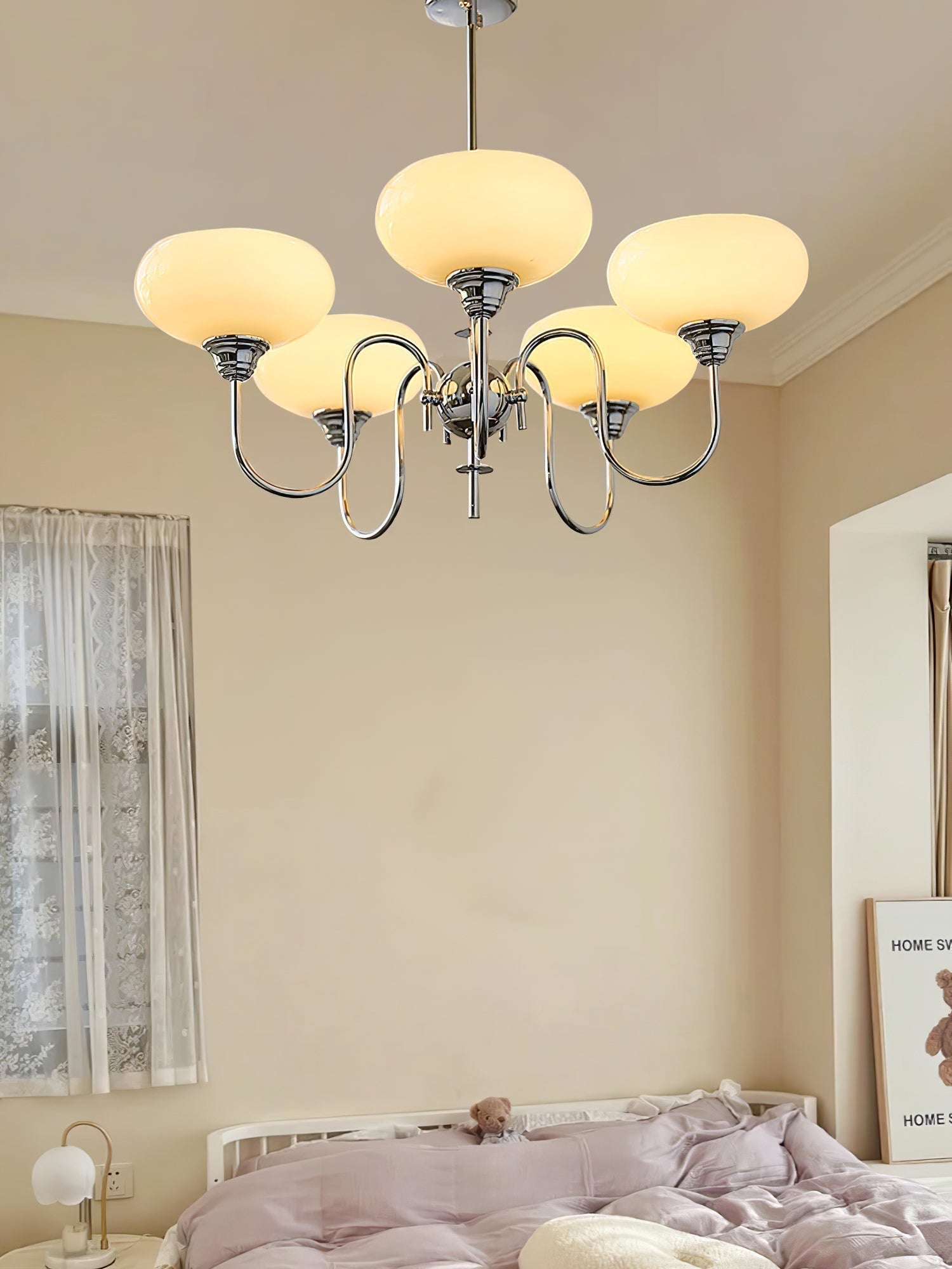 Creamy Kaki Kronleuchter-Letslighting