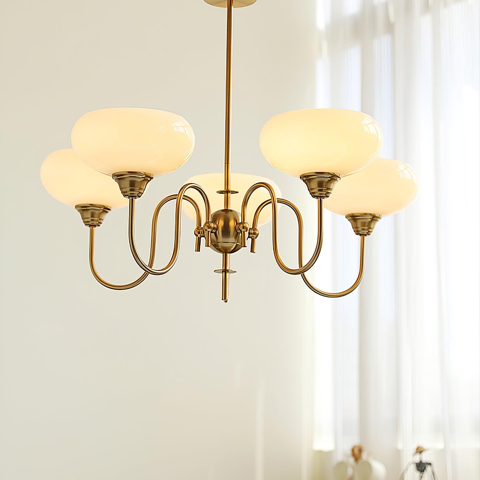 Creamy Kaki Kronleuchter-Letslighting