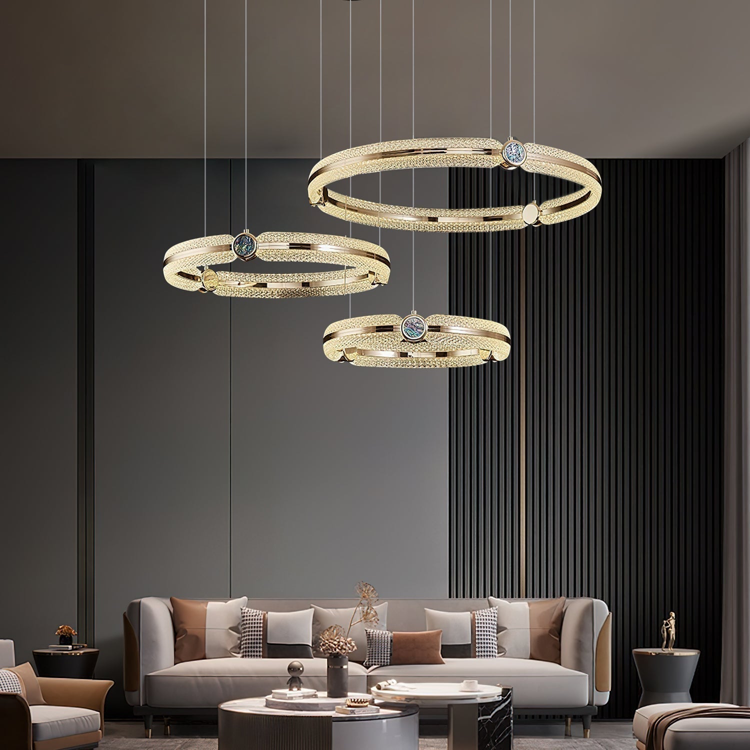 Aurora Kronleuchter Kreativ Ring-Letslighting