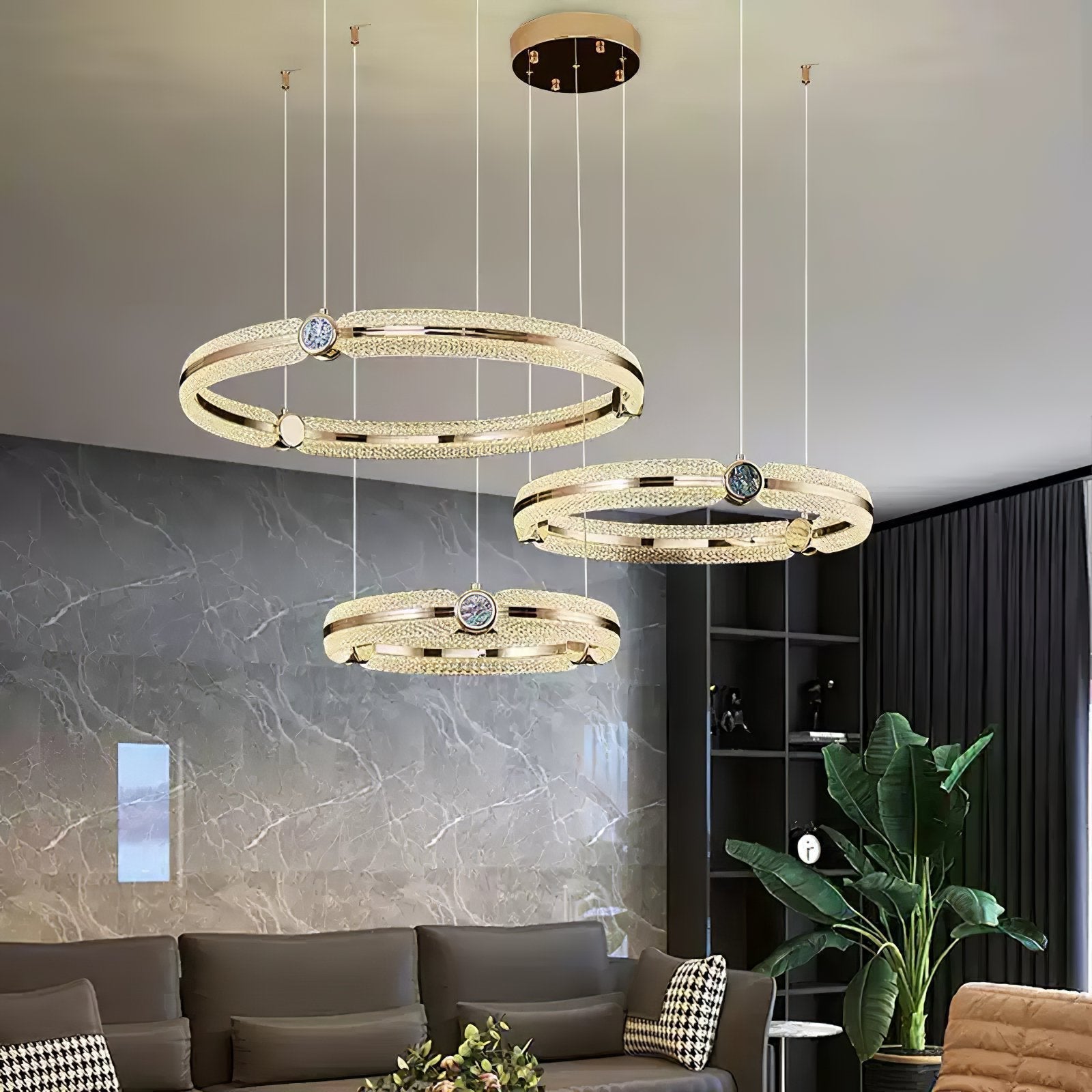Aurora Kronleuchter Kreativ Ring-Letslighting