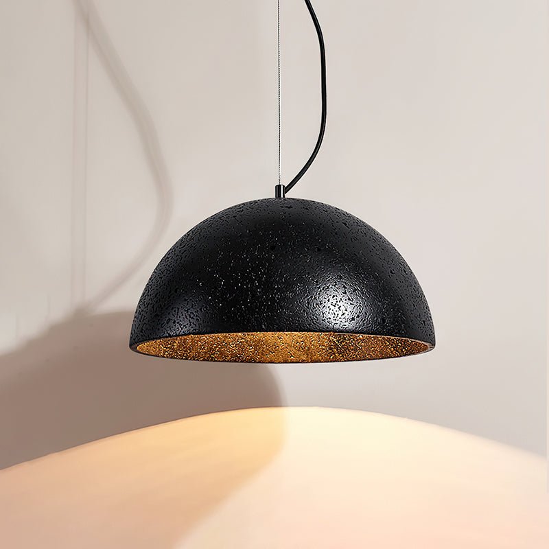 Avdoraris Dome-Shaped Travertine Pendant Light - Neutralighting