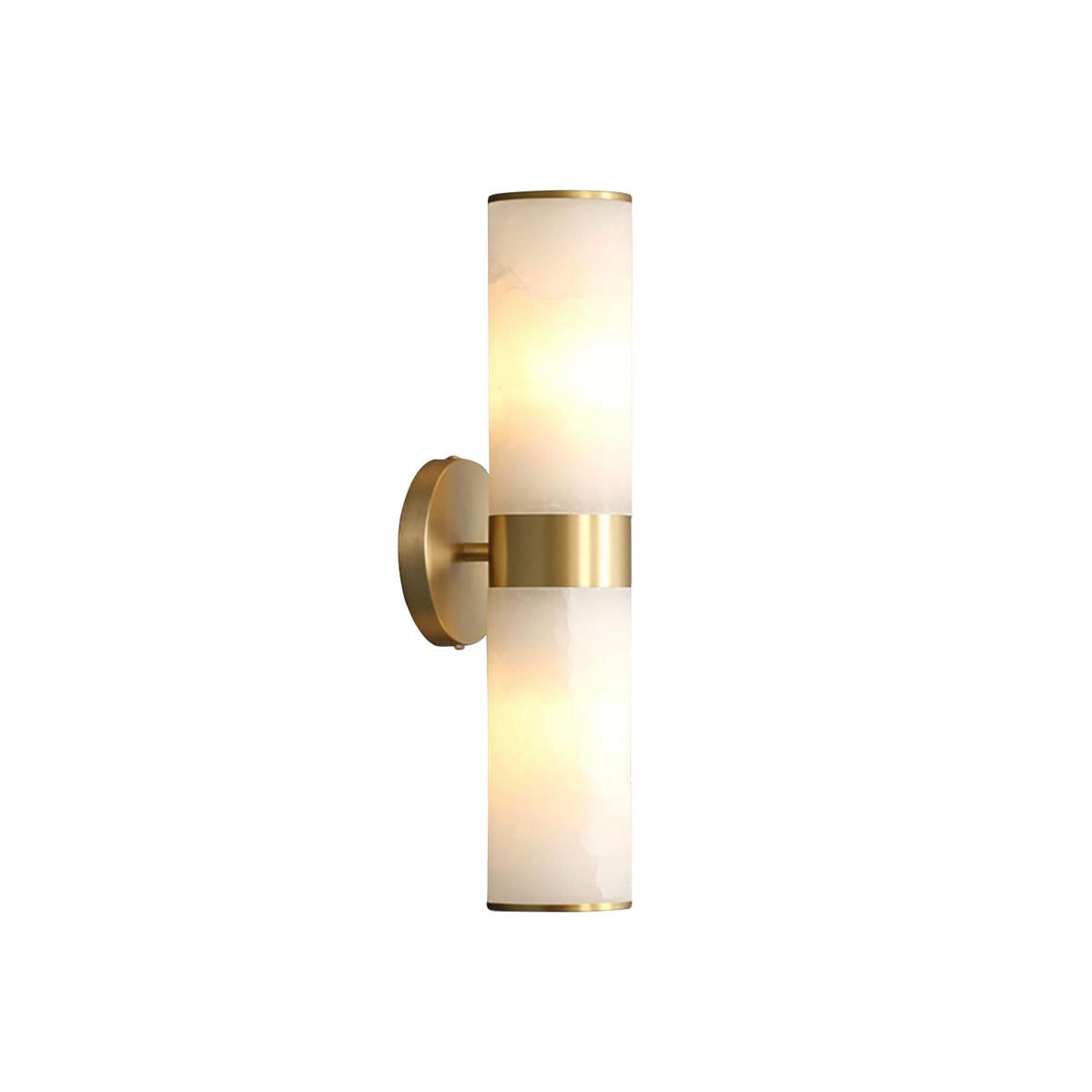 Sway Modern Minimalist Vanity Alabaster Sconce Wall Lamp - Letslighting