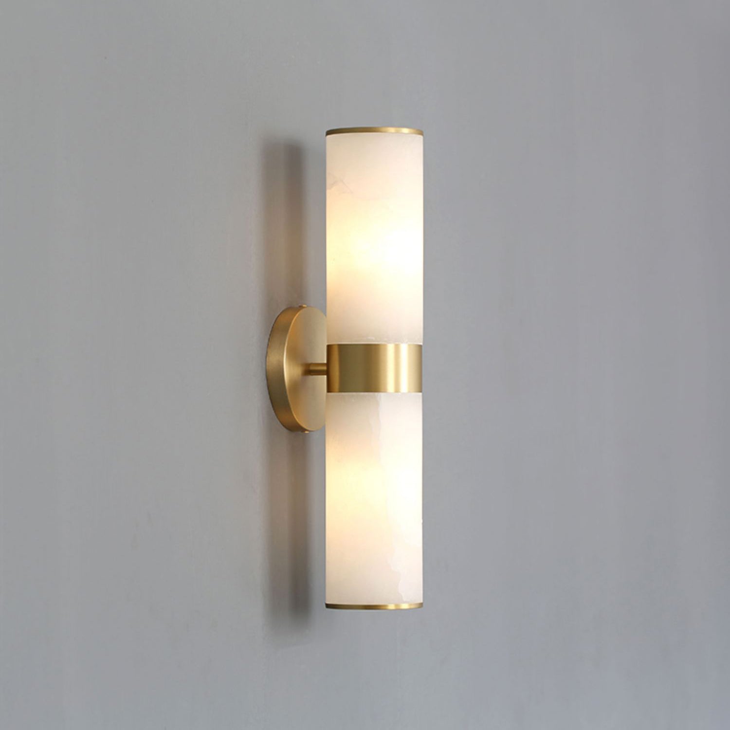 Sway Modern Minimalist Vanity Alabaster Sconce Wall Lamp - Letslighting
