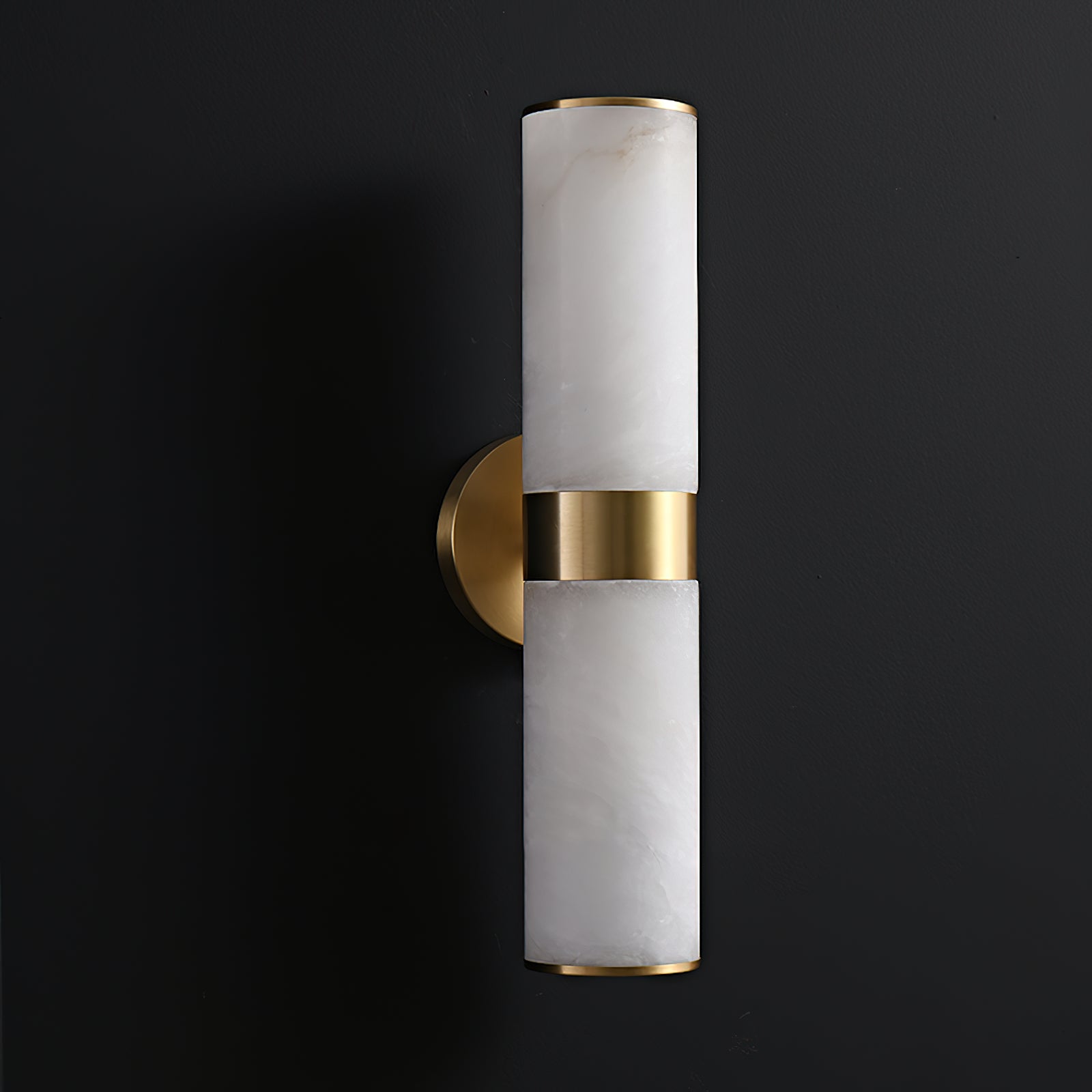 Sway Modern Minimalist Vanity Alabaster Sconce Wall Lamp - Letslighting