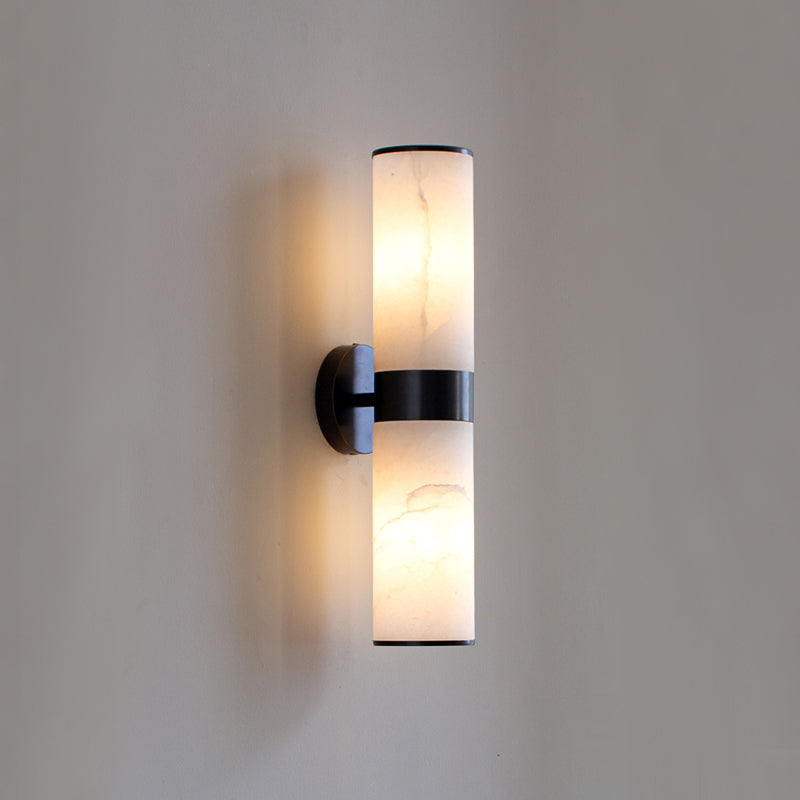 Sway Modern Minimalist Vanity Alabaster Sconce Wall Lamp - Letslighting